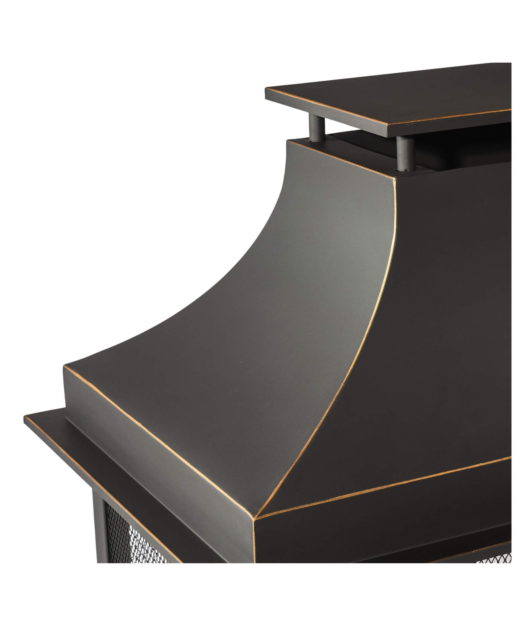 Alora 40-Inch Outdoor Steel Wood-Burning Backyard Fireplace Fire Pit (SAK45758)