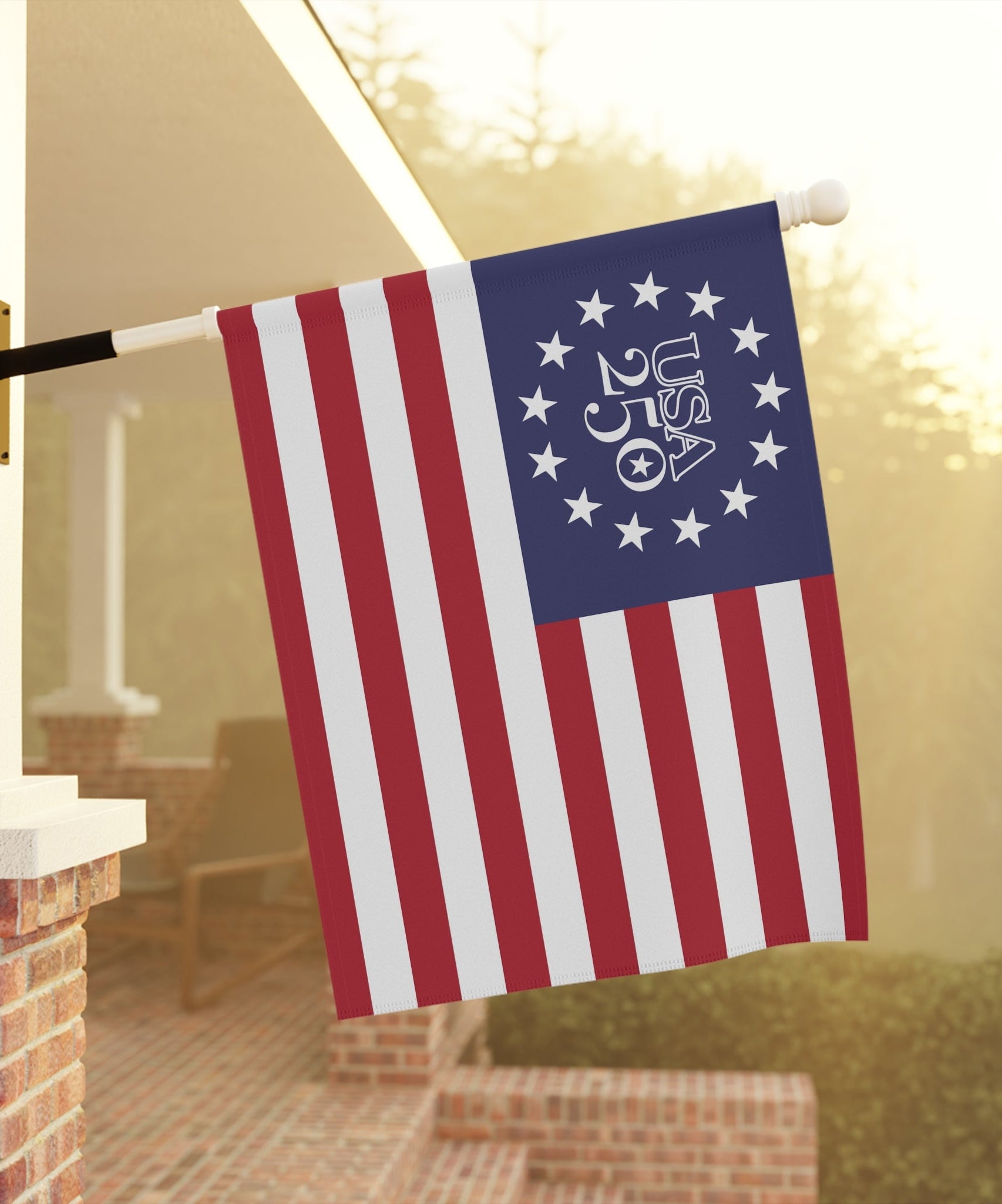 USA 250. Jubiläum Gartenflagge & Hausbanner