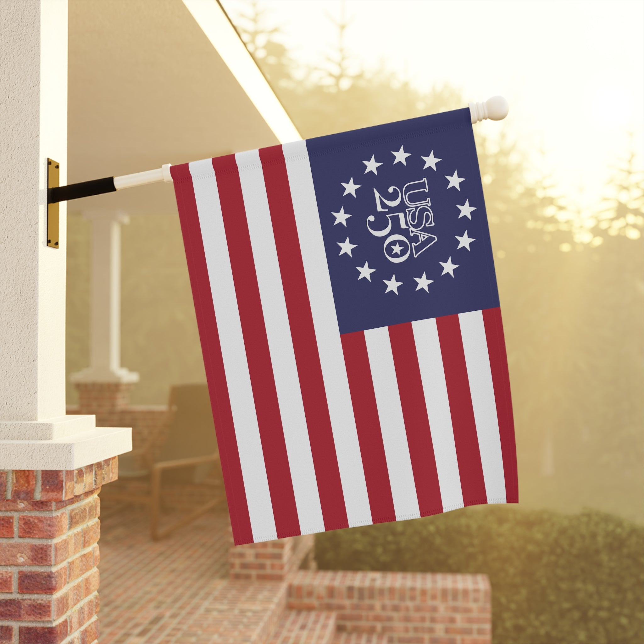 USA 250. Jubiläum Gartenflagge & Hausbanner