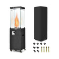 41K BTU Outdoor Propane Gas Patio Heater W/ Lockable Wheels (SAK98052)