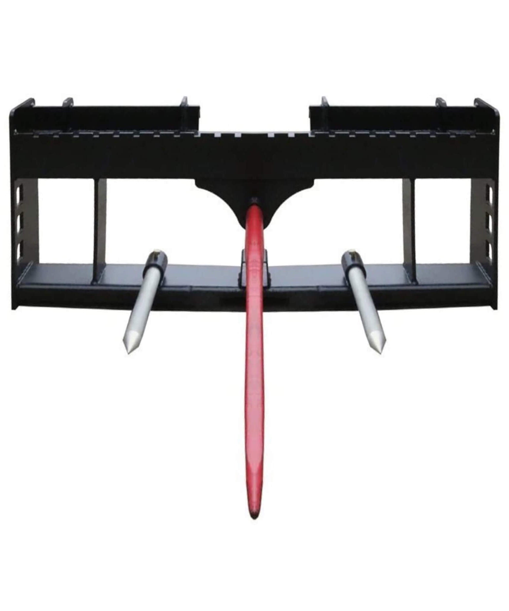 42-Inch Heavy-Duty Pallet Forks Hay Spear Skid Steer Attachment With Quick Attach (SAK16528)