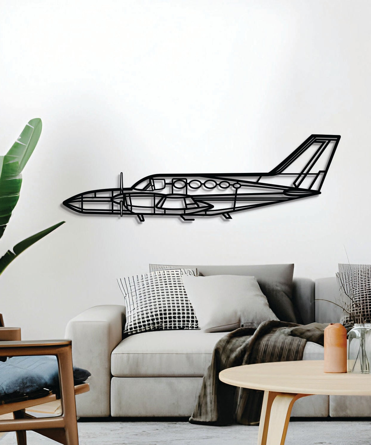 421 Metall Flugzeug Wandkunst - NCP0505