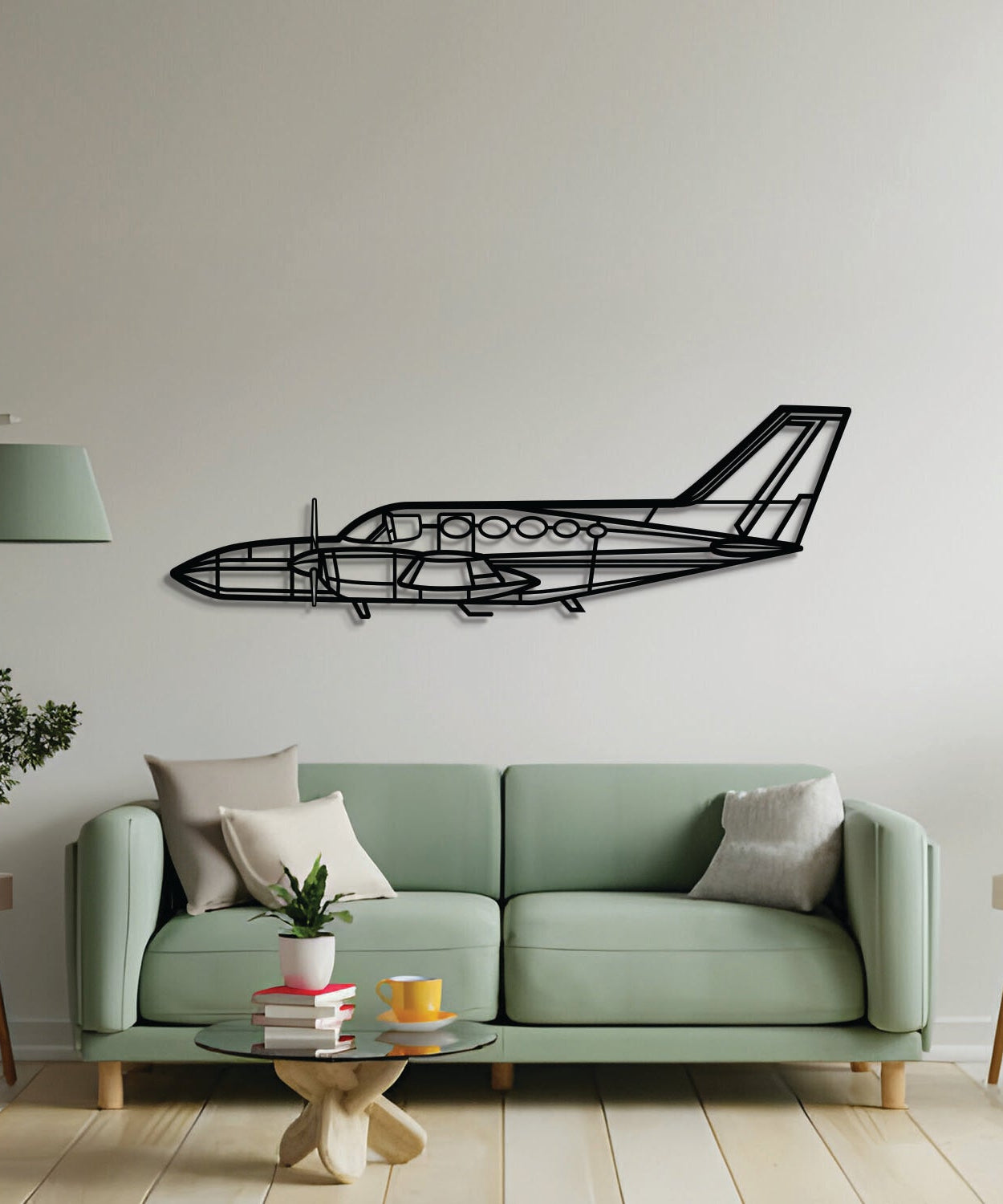 421 Metall Flugzeug Wandkunst - NCP0505