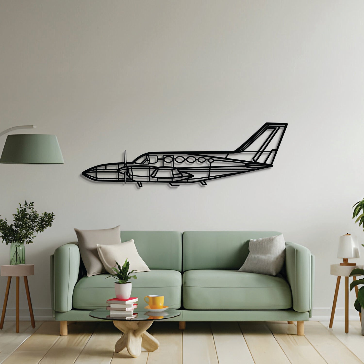 421 Metall Flugzeug Wandkunst - NCP0505