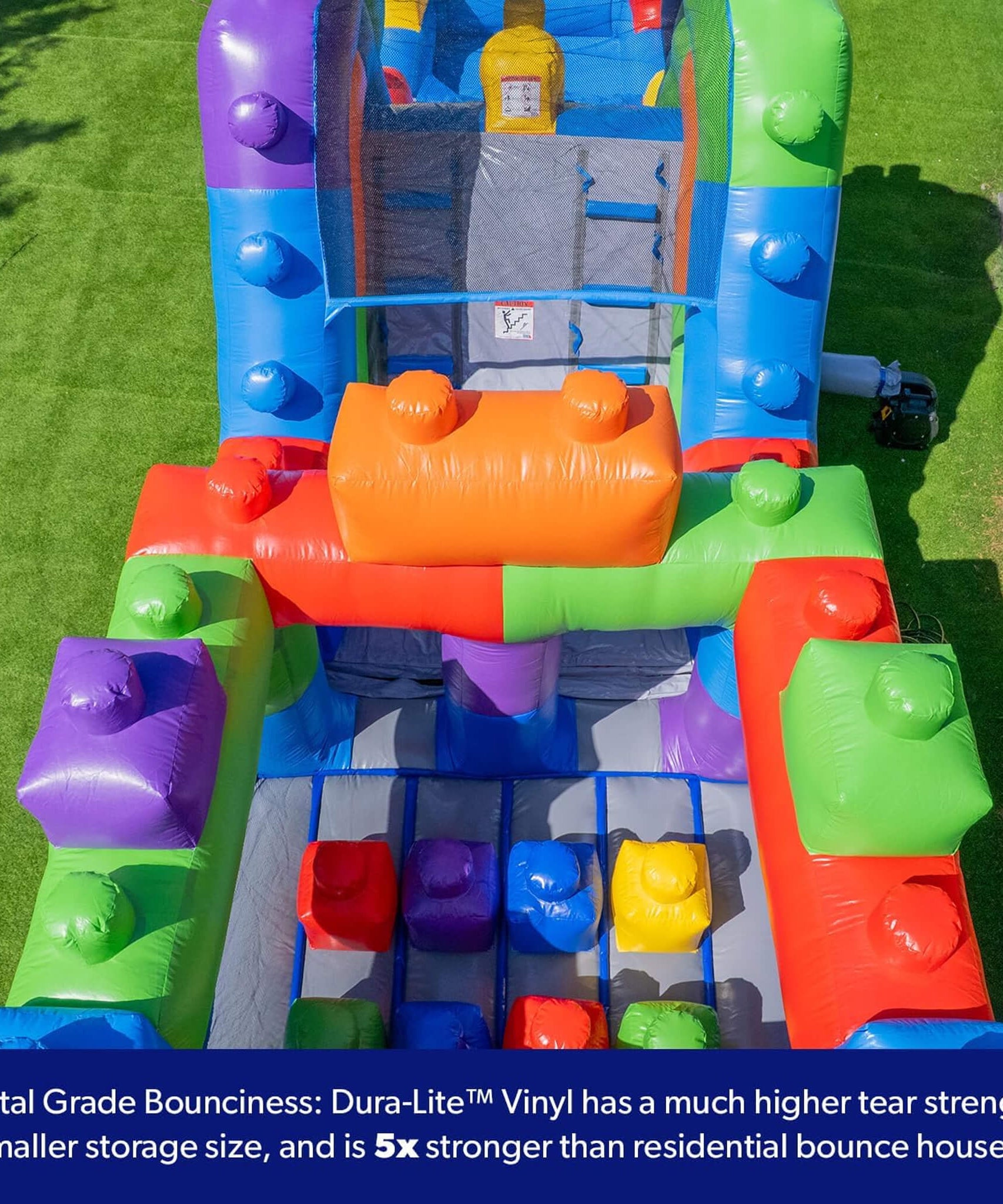 42FT Commercial Inflatable Obstacle Course With Dual Water Slide (SAK31587)