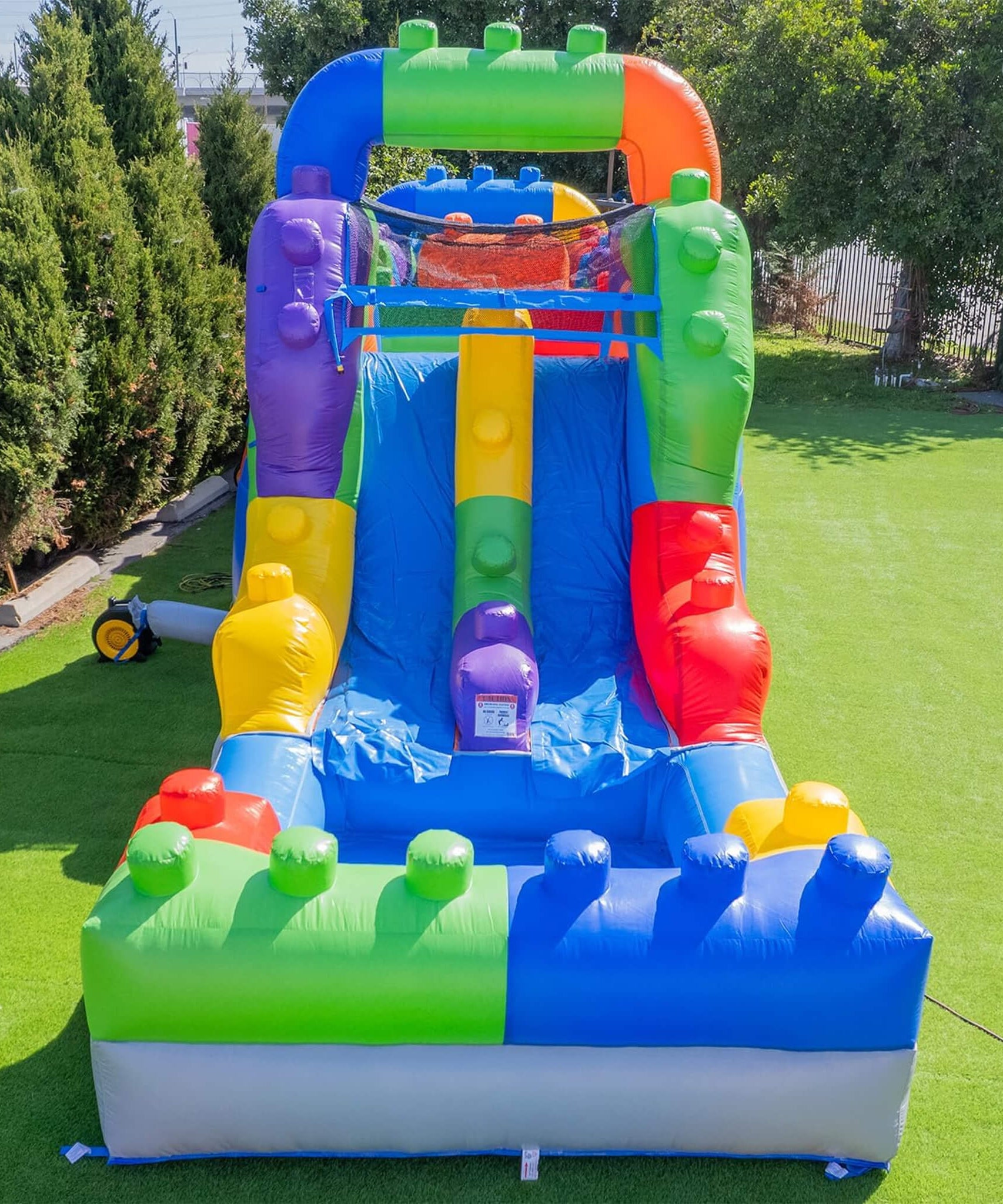 42FT Commercial Inflatable Obstacle Course With Dual Water Slide (SAK31587)