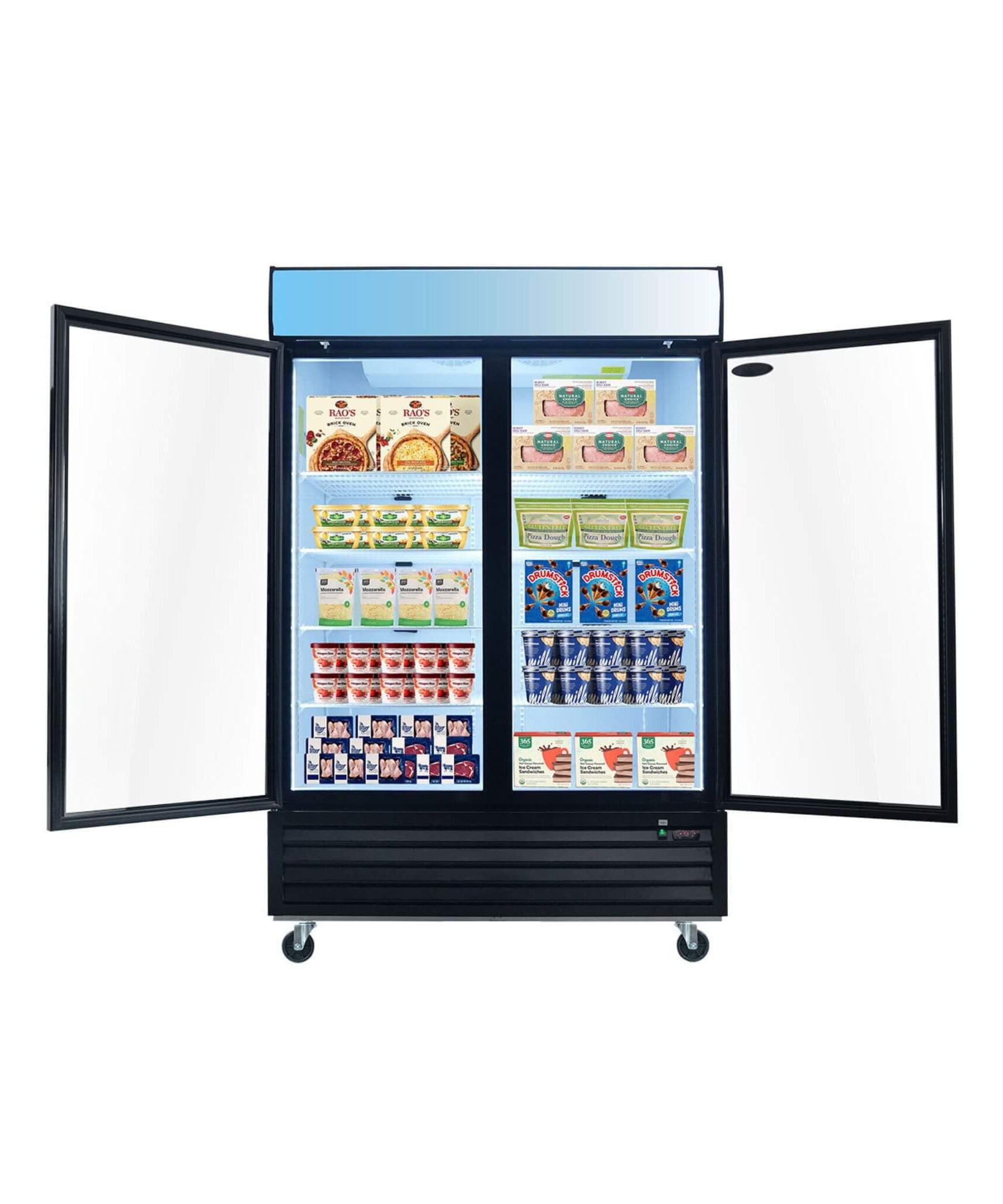 44.7 Cu.Ft Commercial Glass Door Merchandiser Freezer With LED Display (SAK39478)