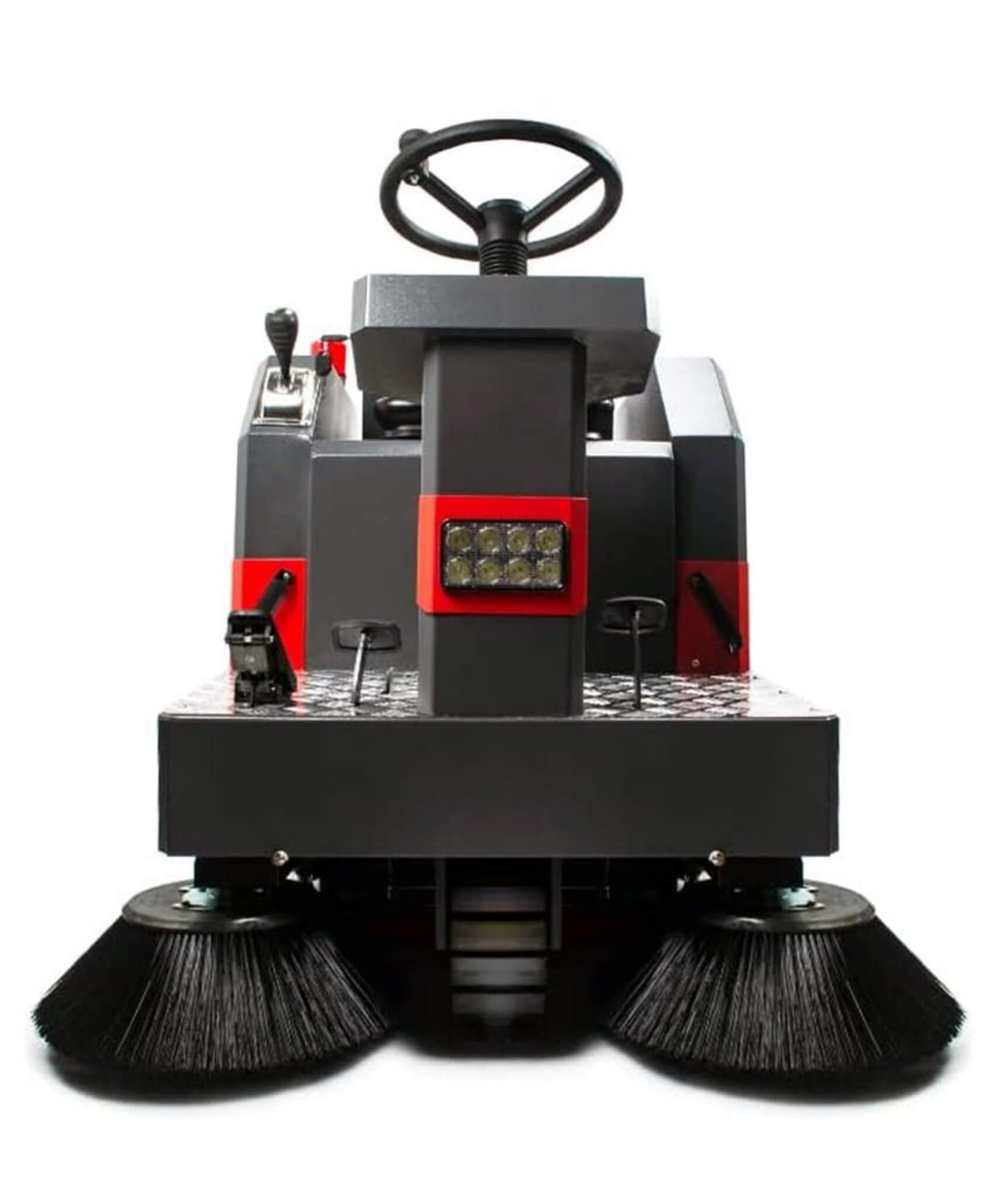 49-Inch Heavy-Duty 1400W Electric Industrial Ride-On Floor Sweeper With Dustbin & Water Tank (SAK18436)