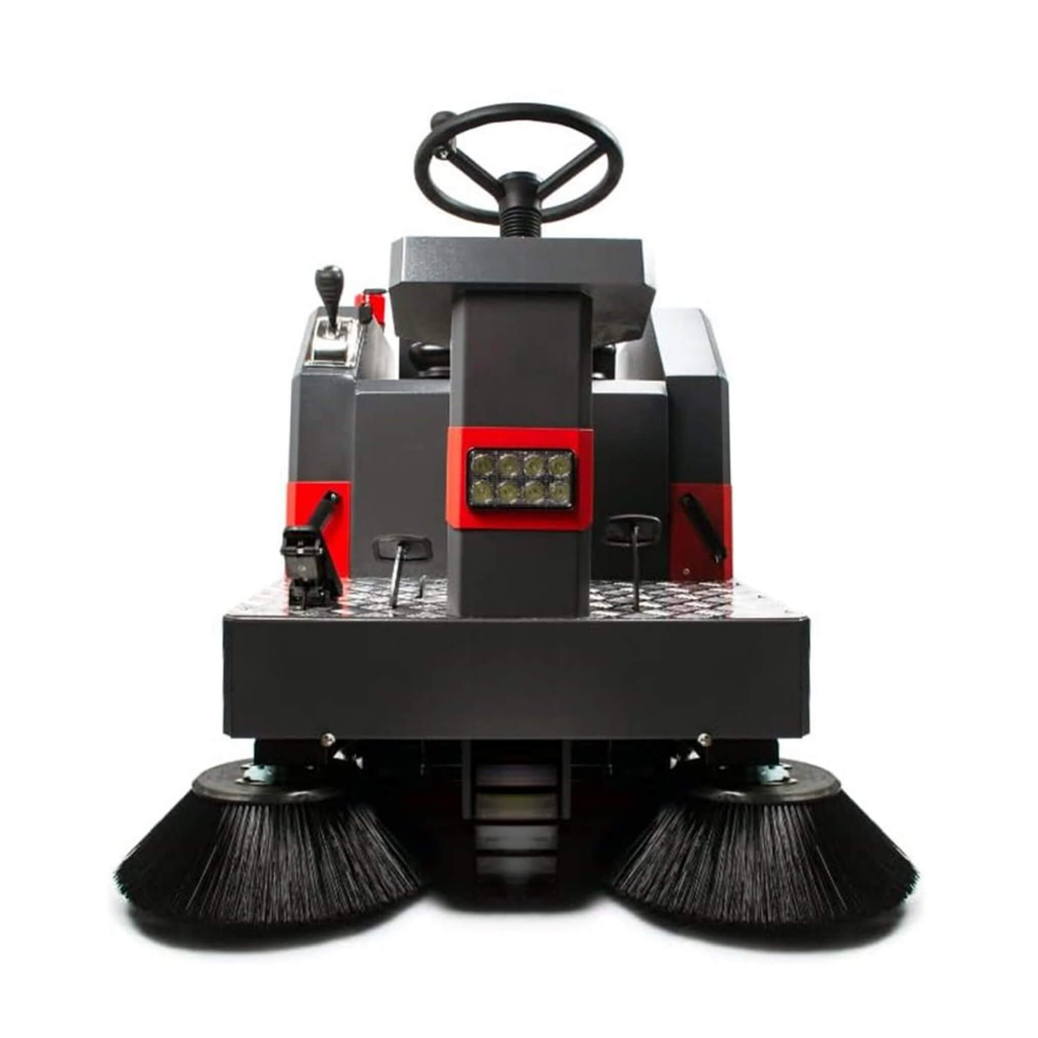 49-Inch Heavy-Duty 1400W Electric Industrial Ride-On Floor Sweeper With Dustbin & Water Tank (SAK18436)
