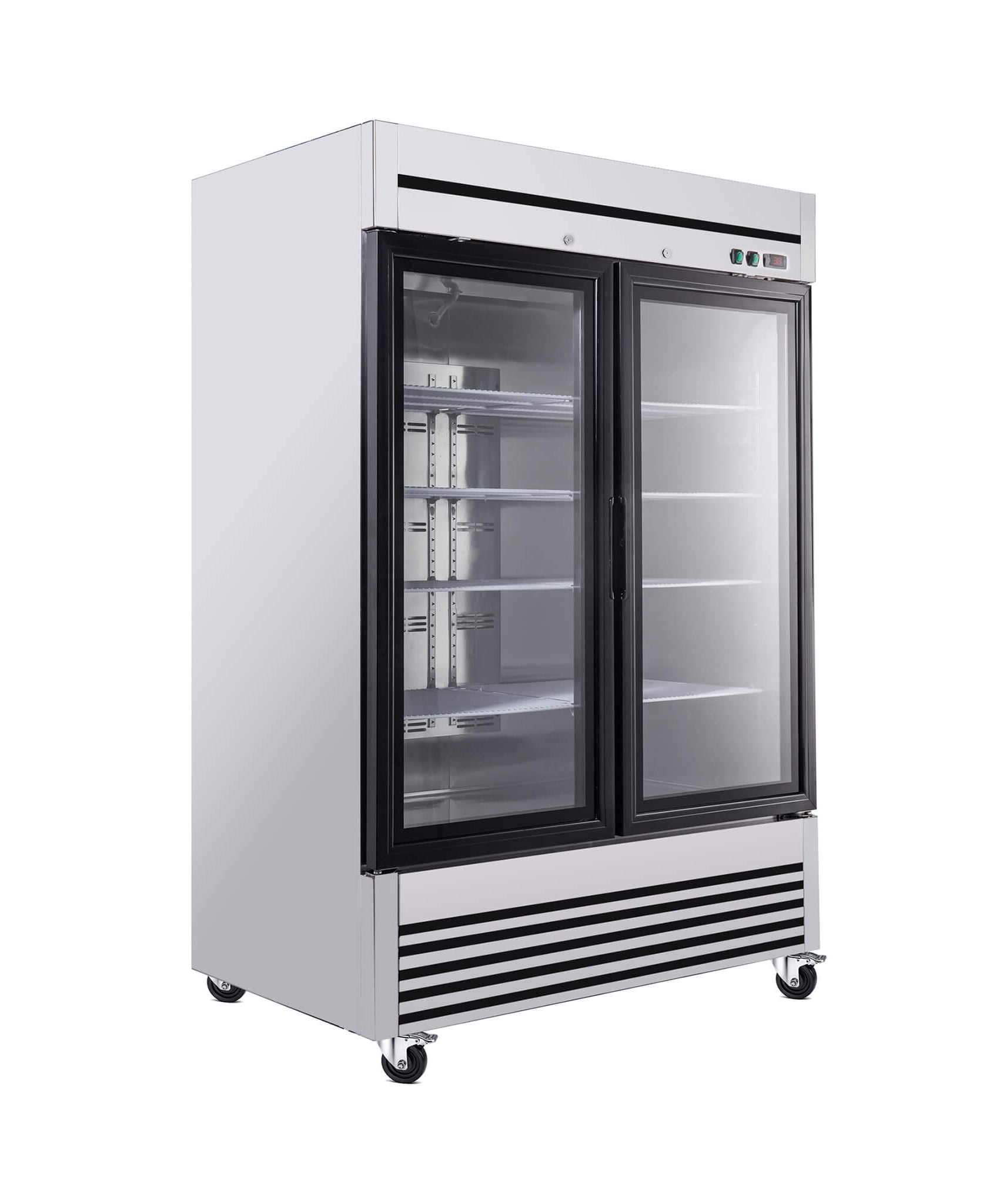 49-Inch Upright Commercial Reach-In Display Refrigerator (SAK16785)