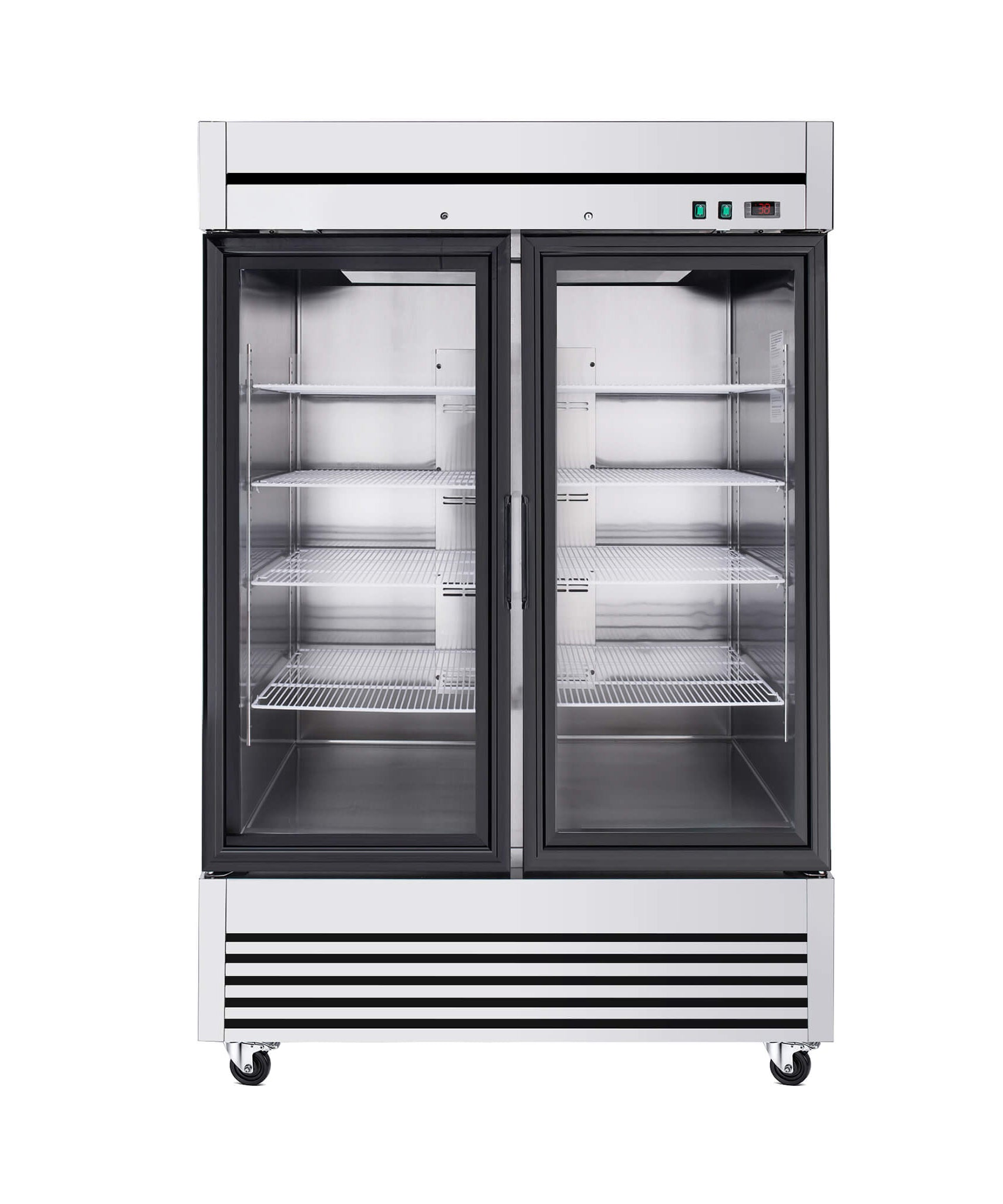 49-Inch Upright Commercial Reach-In Display Refrigerator (SAK16785)