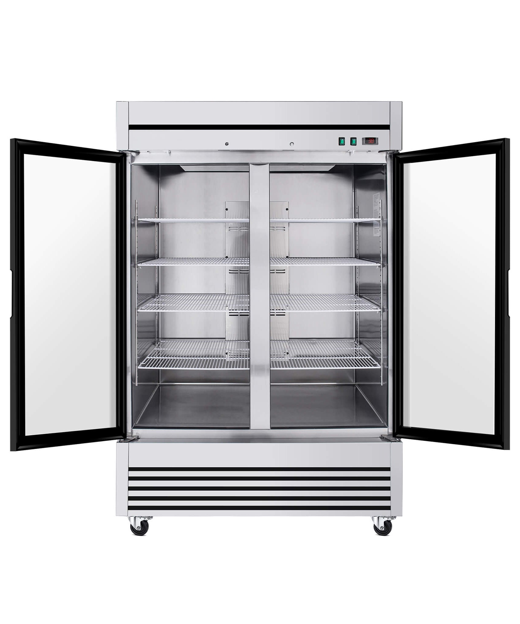 49-Inch Upright Commercial Reach-In Display Refrigerator (SAK16785)