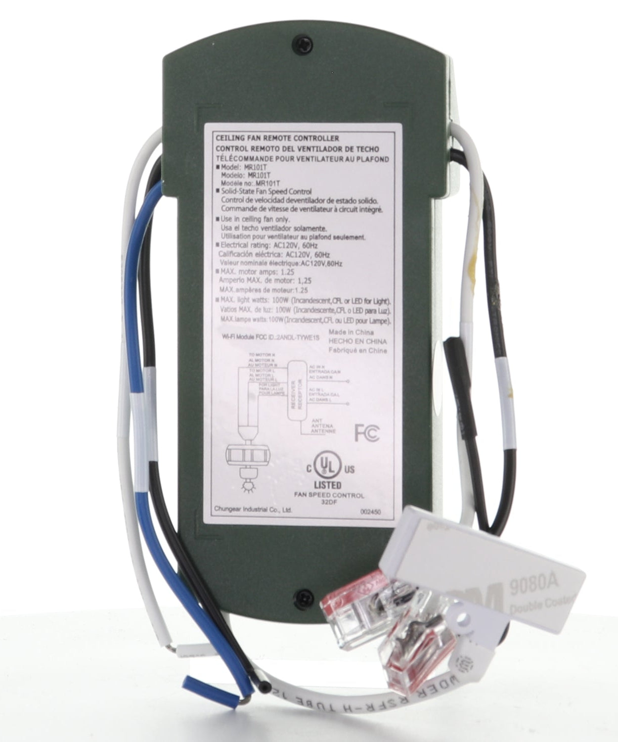 Harbor Breeze 4L000013680 Remote and Receiver Kit for Elmhurst 52-in Ceiling Fan | FansIO App & Voice Control - 2AQZU-18007