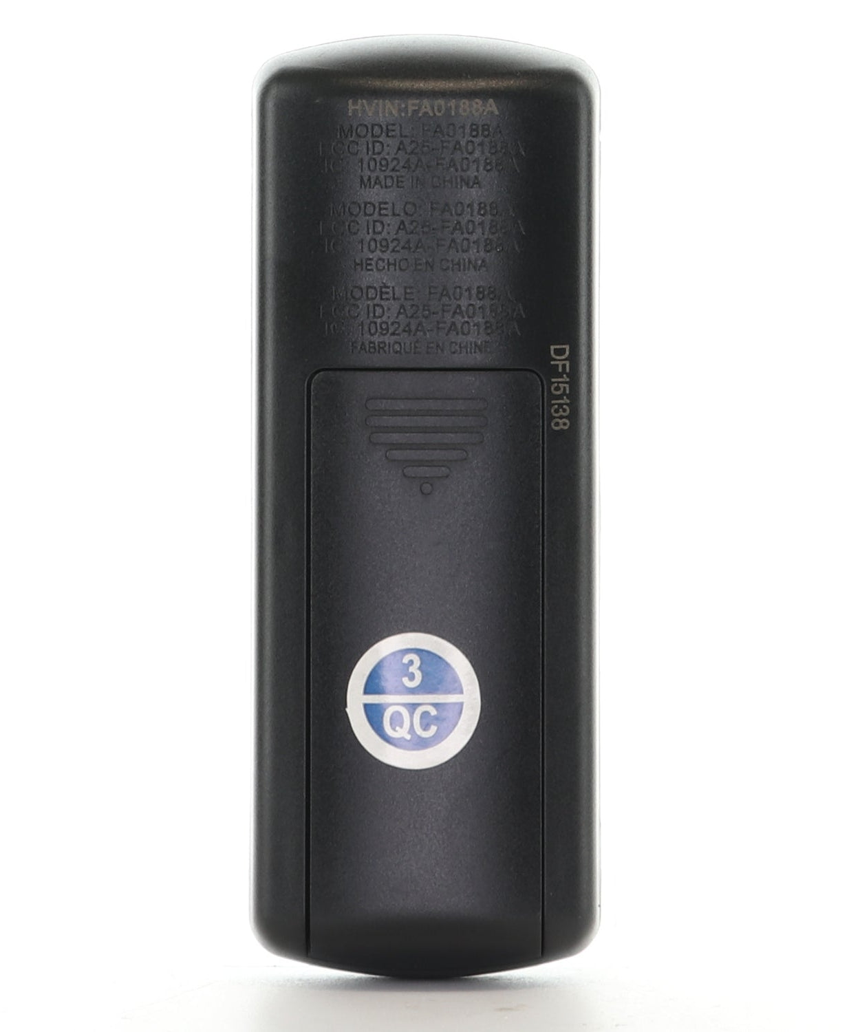 Anderic RRFA0308 Ceiling fan Remote Control for Harbor Breeze Boltz III, Mac III, Reverdy, Flanagan III, and Crestwell Fans - A25-FA0188A