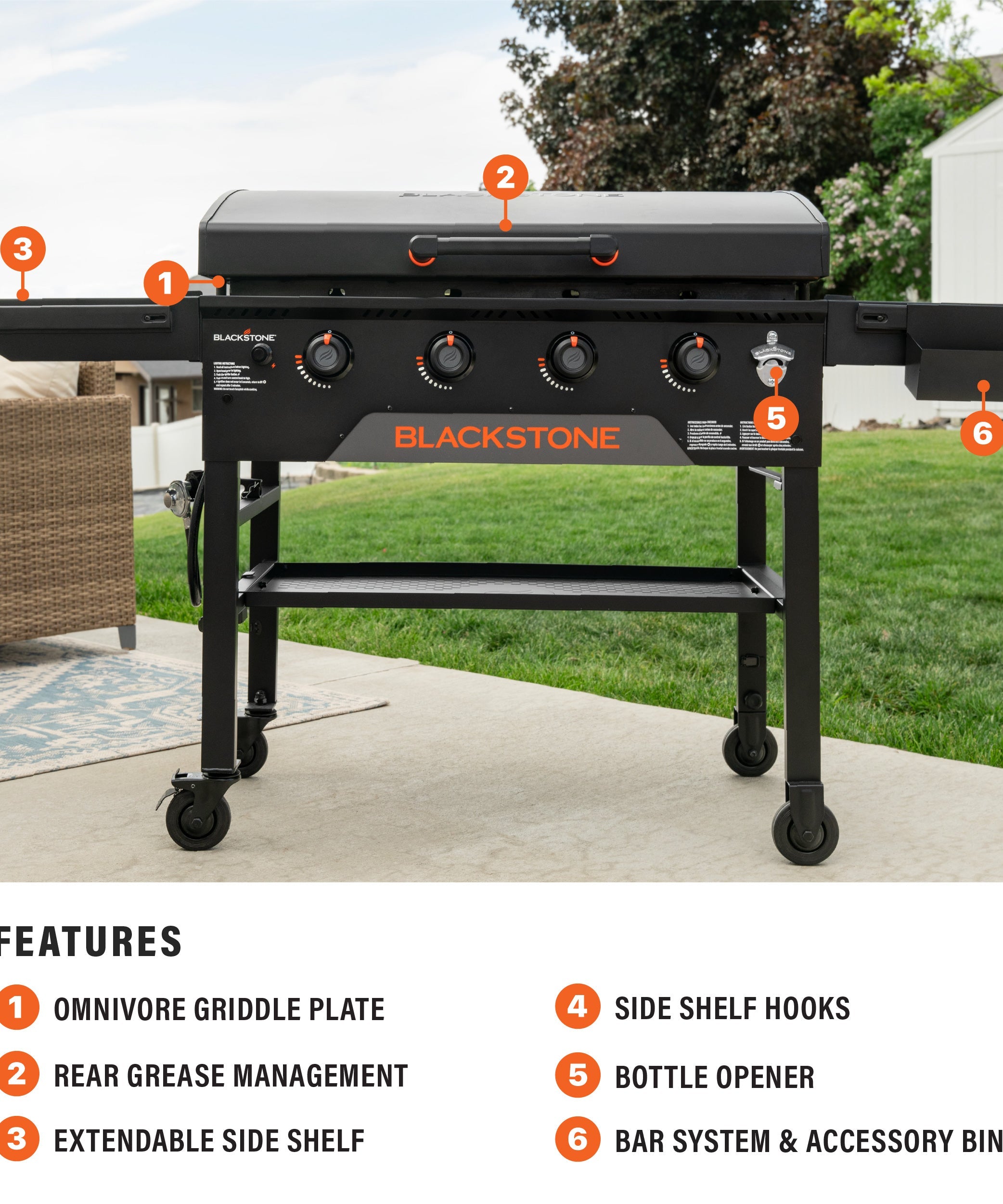 Blackstone 36" Omnivore Griddle with Hood