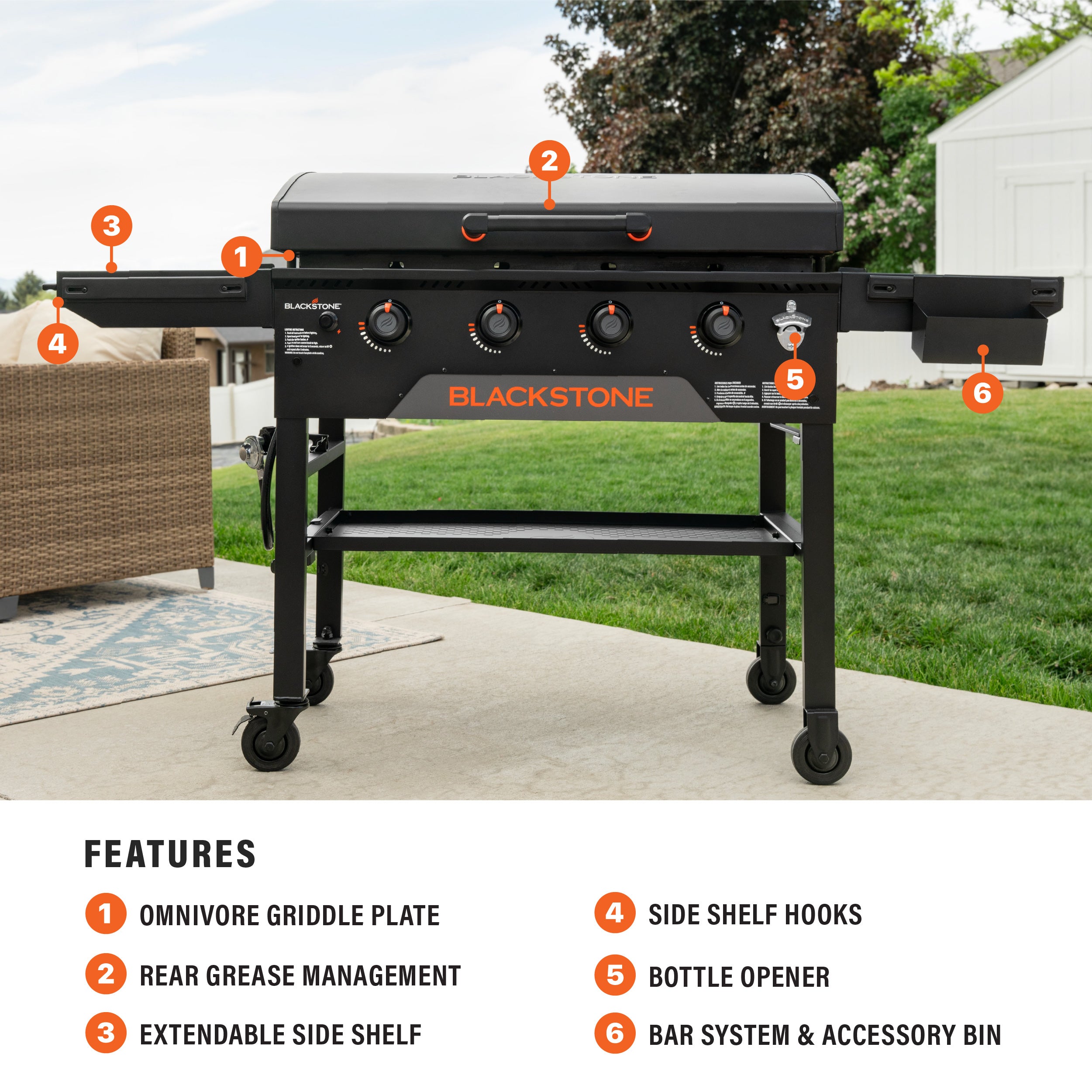Blackstone 36" Omnivore Griddle with Hood