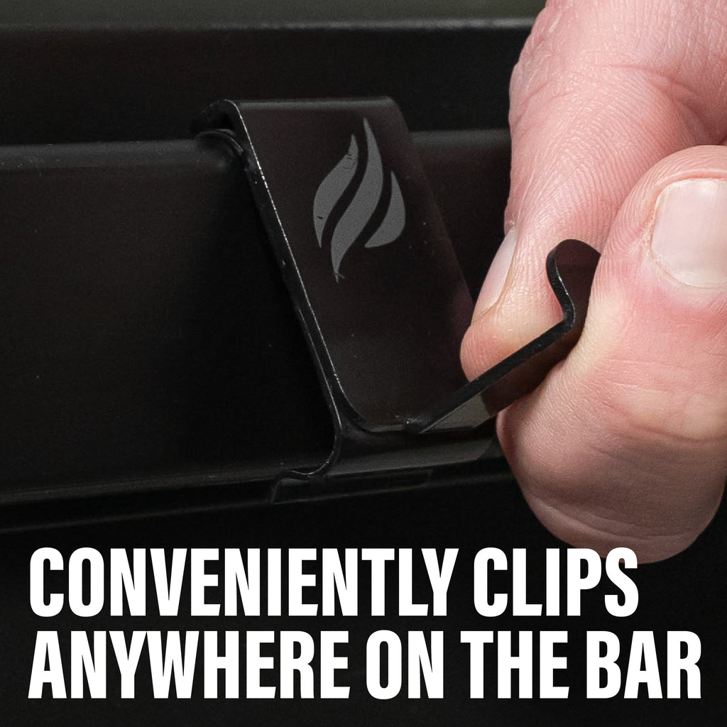 Blackstone BAR System Side Shelf Rail Accessory - Tool Hooks & Grease Gate