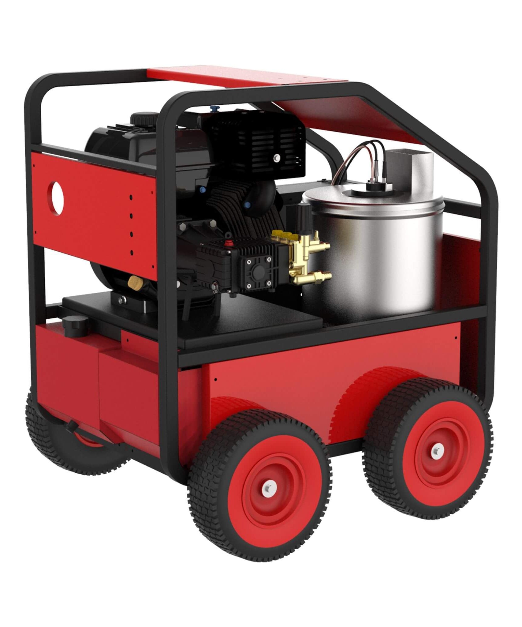 Heavy-Duty 4K PSI Commercial Hot Water Gas Powered Pressure Washer (SAK62461)