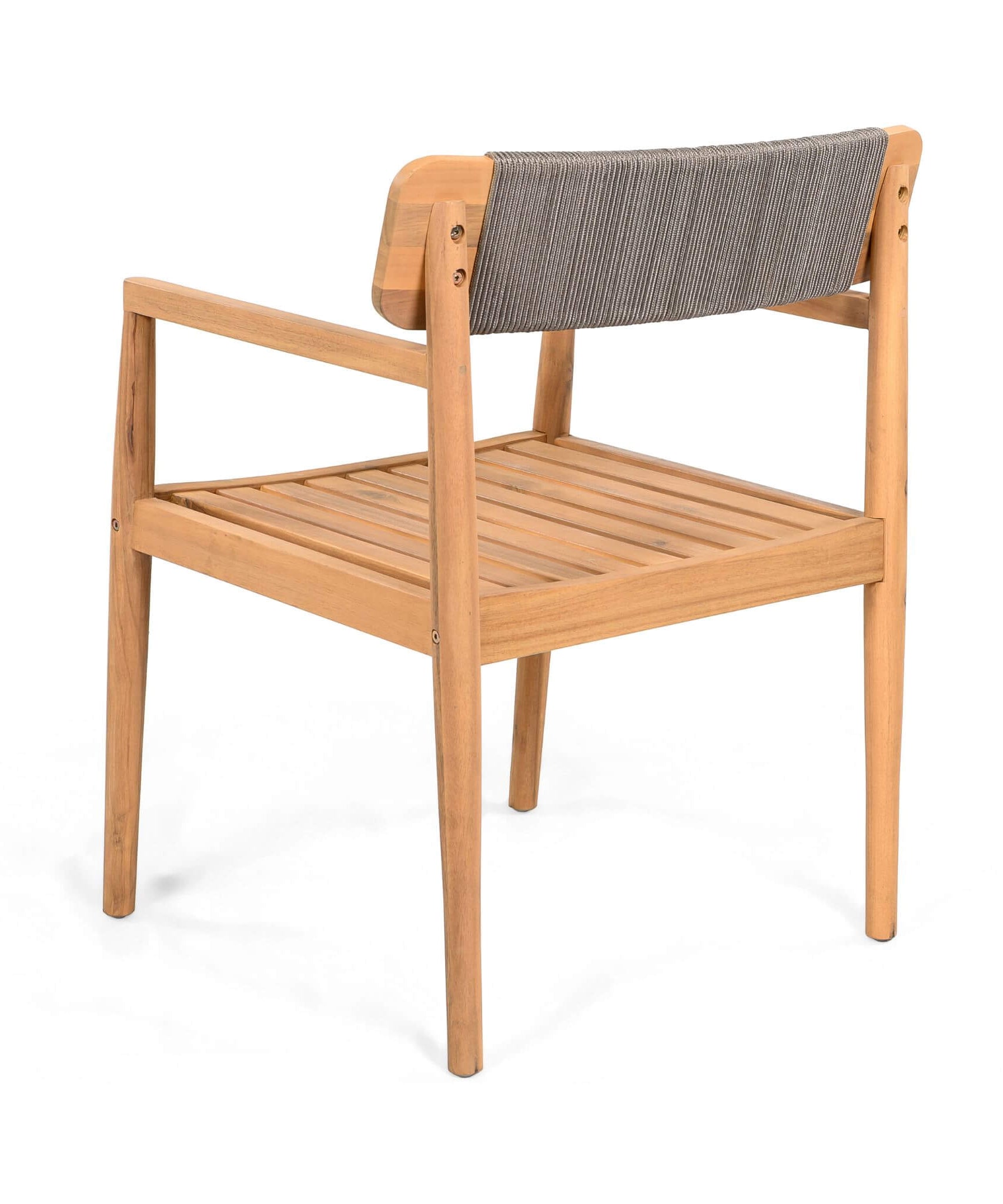 Alora Premium 5-Piece Acacia Wooden Outdoor Furniture Patio Set With Dining Chairs And Table (SAK70445)