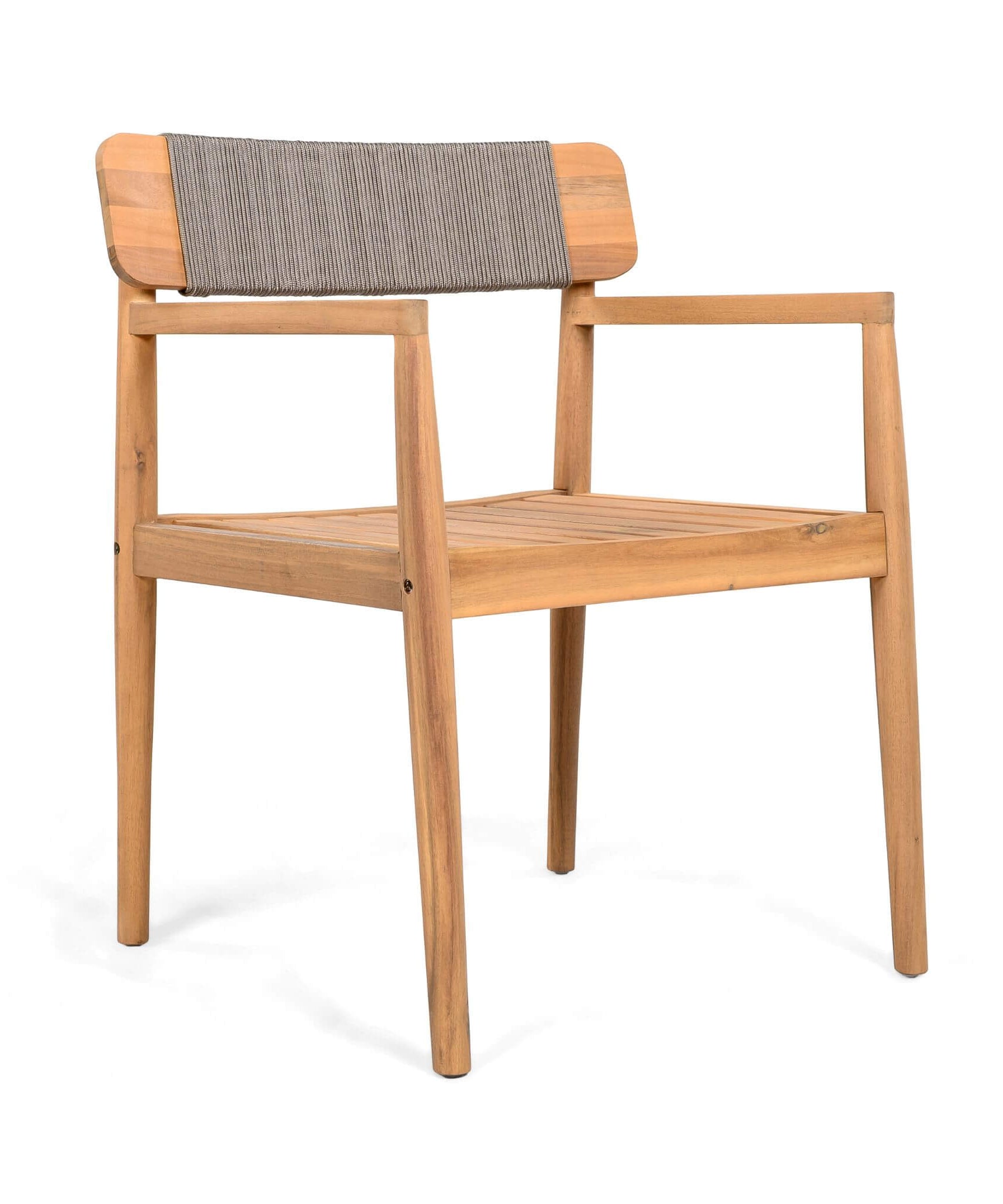 Alora Premium 5-Piece Acacia Wooden Outdoor Furniture Patio Set With Dining Chairs And Table (SAK70445)