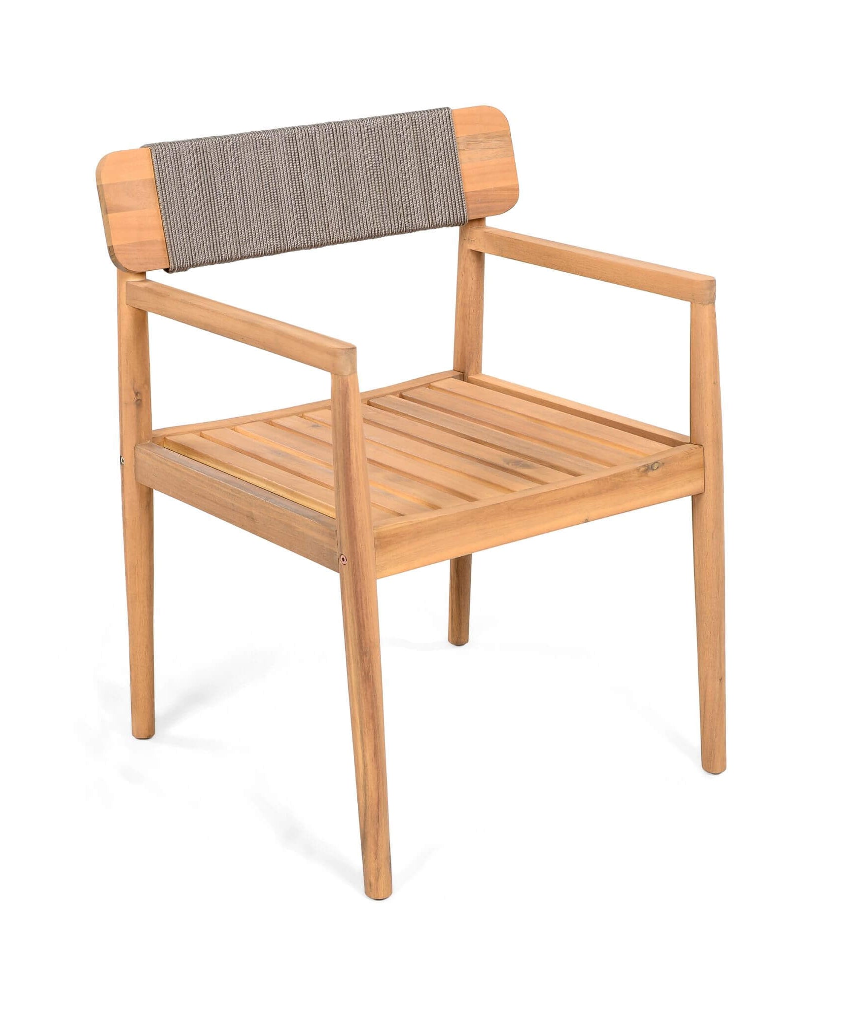 Alora Premium 5-Piece Acacia Wooden Outdoor Furniture Patio Set With Dining Chairs And Table (SAK70445)
