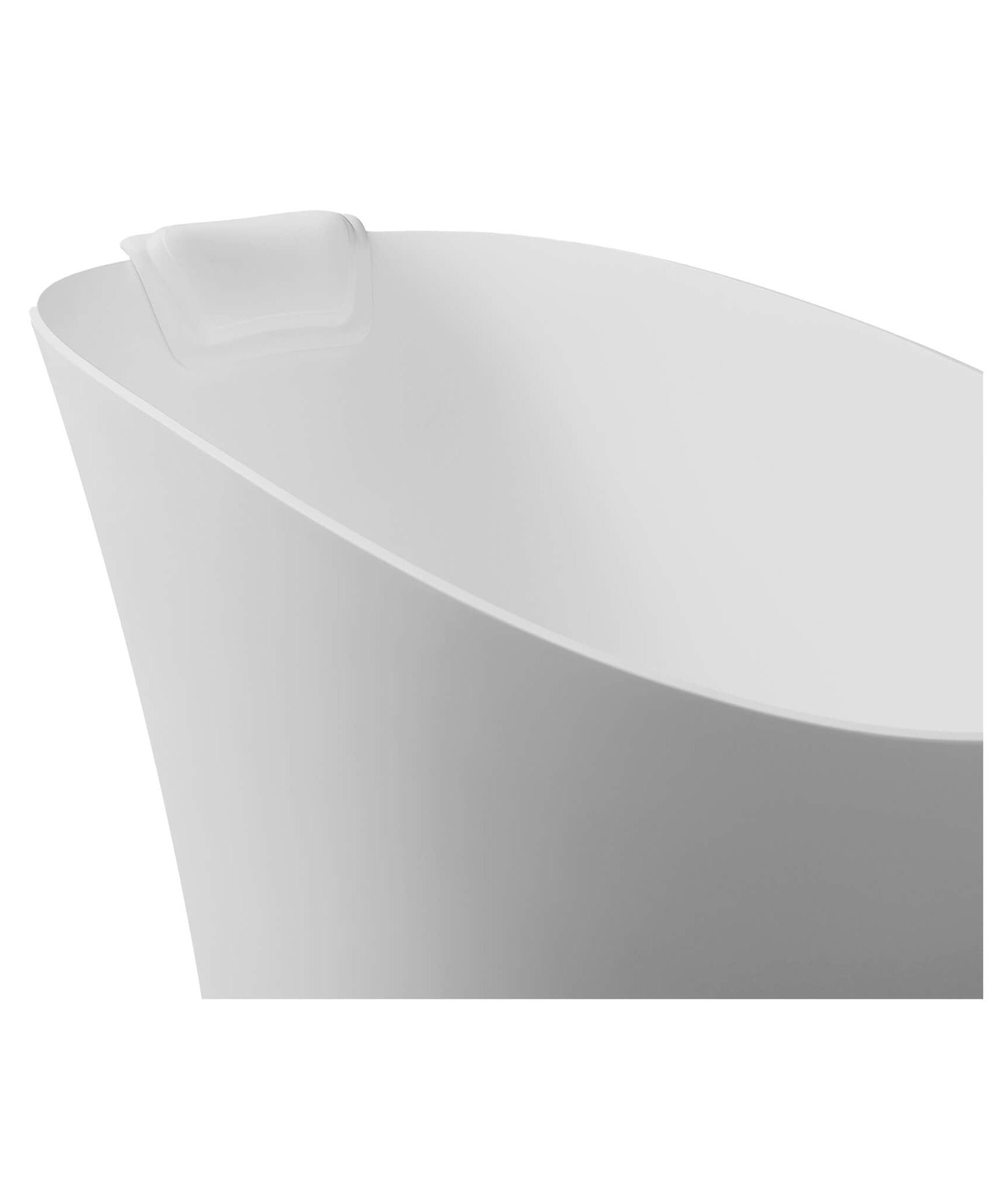 Nuvia 51-Inch Solid Surface Oval Freestanding Bathtub With Seat And Headrest (SAK61983)