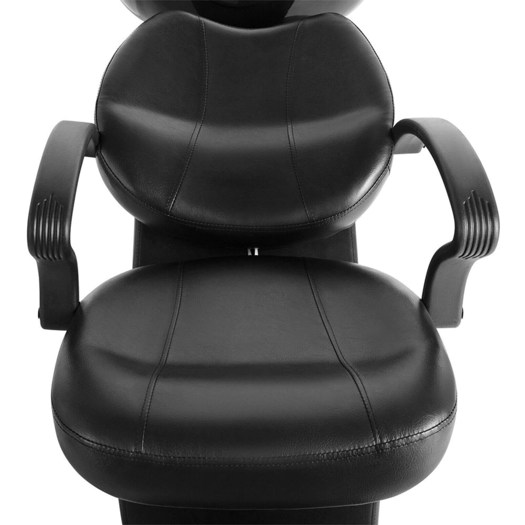 53-Inch Large Premium Salon Barber Backwash Shampoo Chair W/ Bowl, Sink & Footrest (SAK18745)