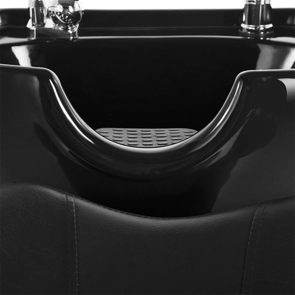 53-Inch Large Premium Salon Barber Backwash Shampoo Chair W/ Bowl, Sink & Footrest (SAK18745)