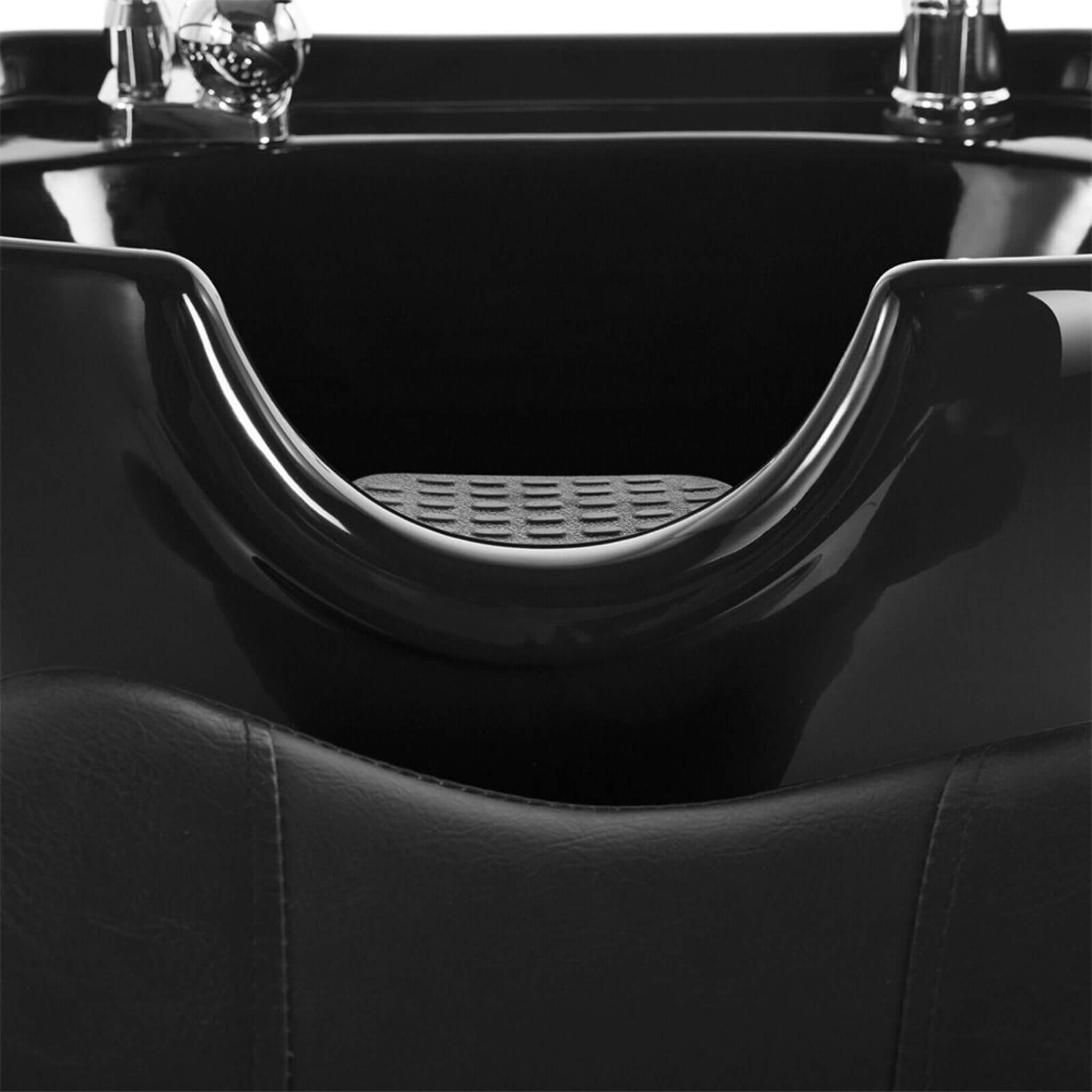 53-Inch Large Premium Salon Barber Backwash Shampoo Chair W/ Bowl, Sink & Footrest (SAK18745)