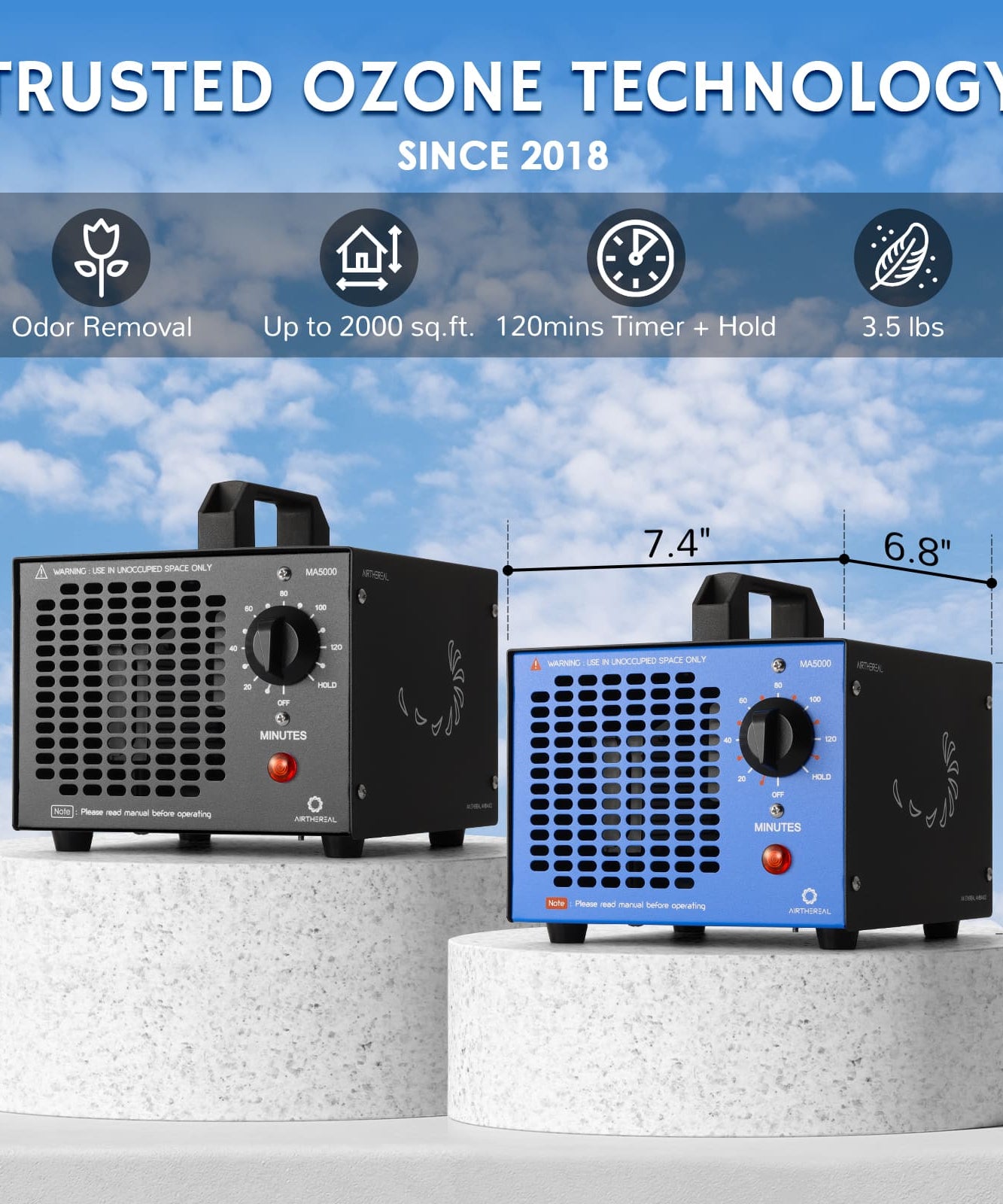 Ozongenerator MA5000, Option für austauschbare Ozonplatte