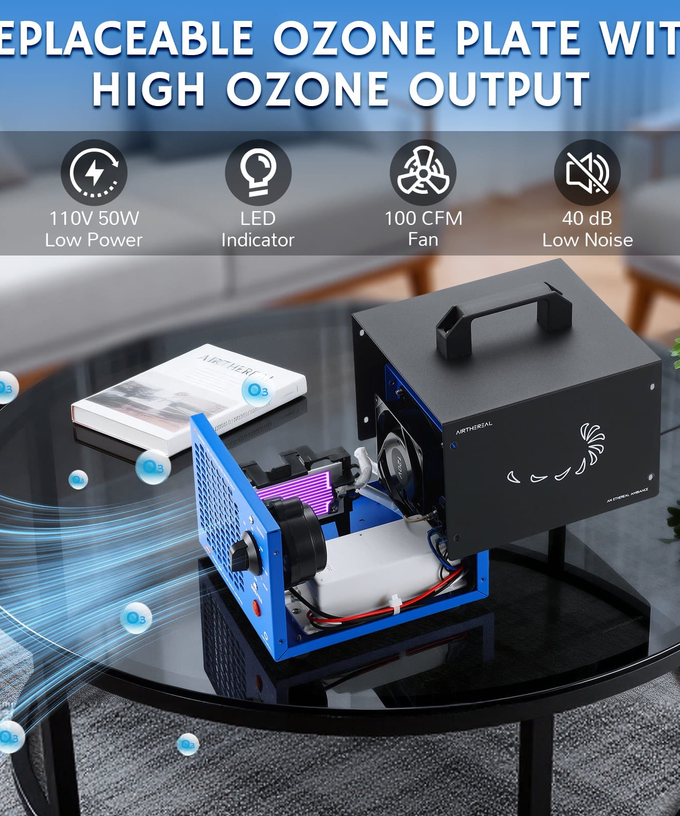 Ozongenerator MA5000, Option für austauschbare Ozonplatte