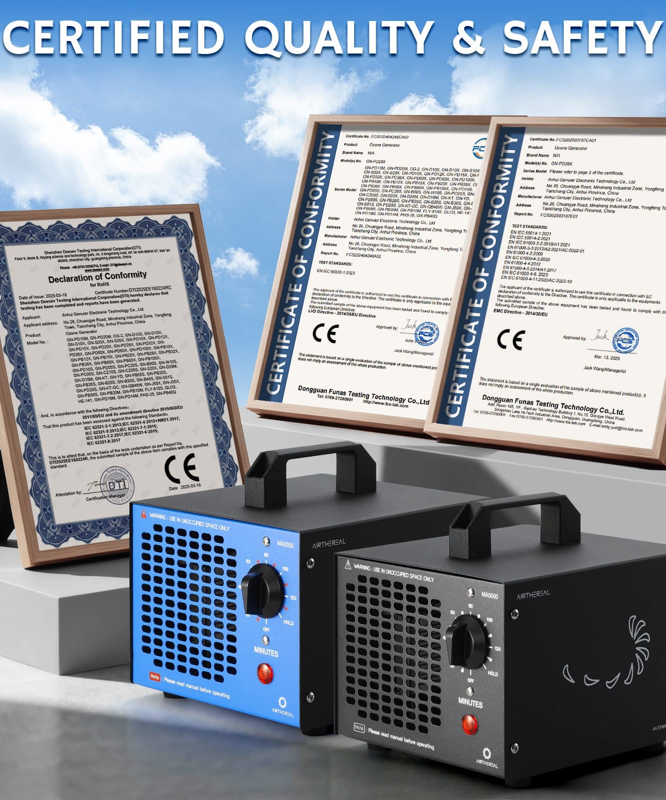 Ozongenerator MA5000, Option für austauschbare Ozonplatte