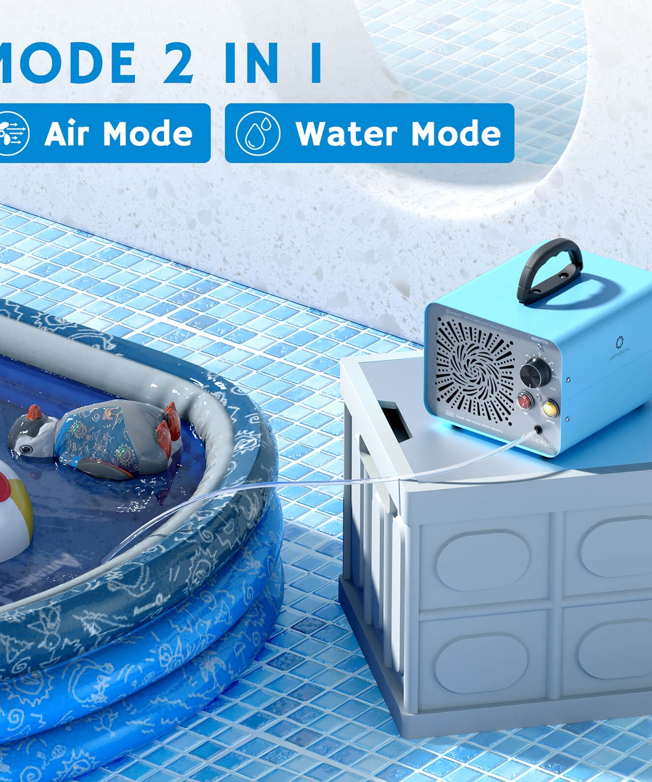 MA25L Dual-Modus Ozongenerator für Luft und Wasser