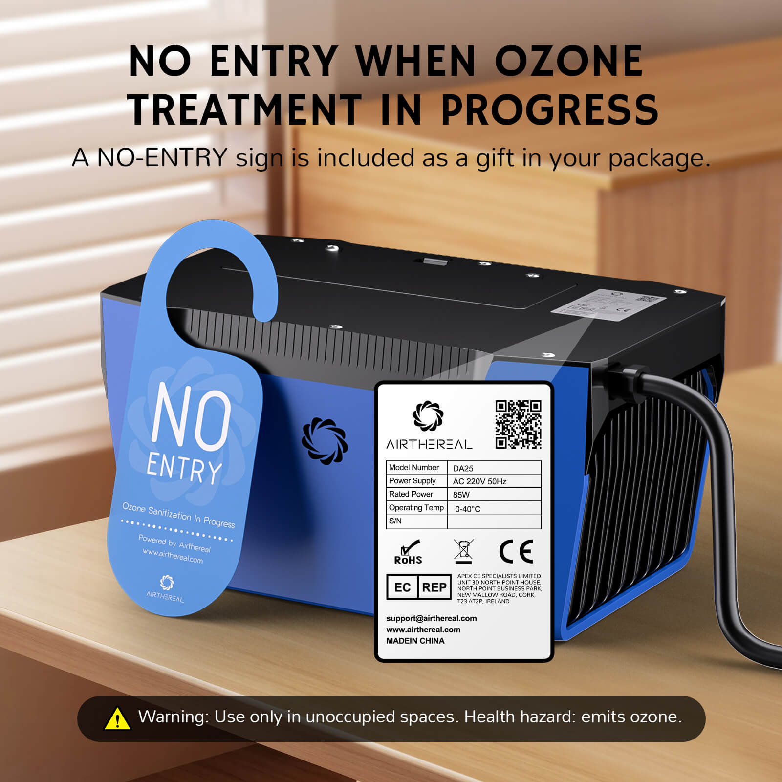 DA25 Tisch-Ozongenerator