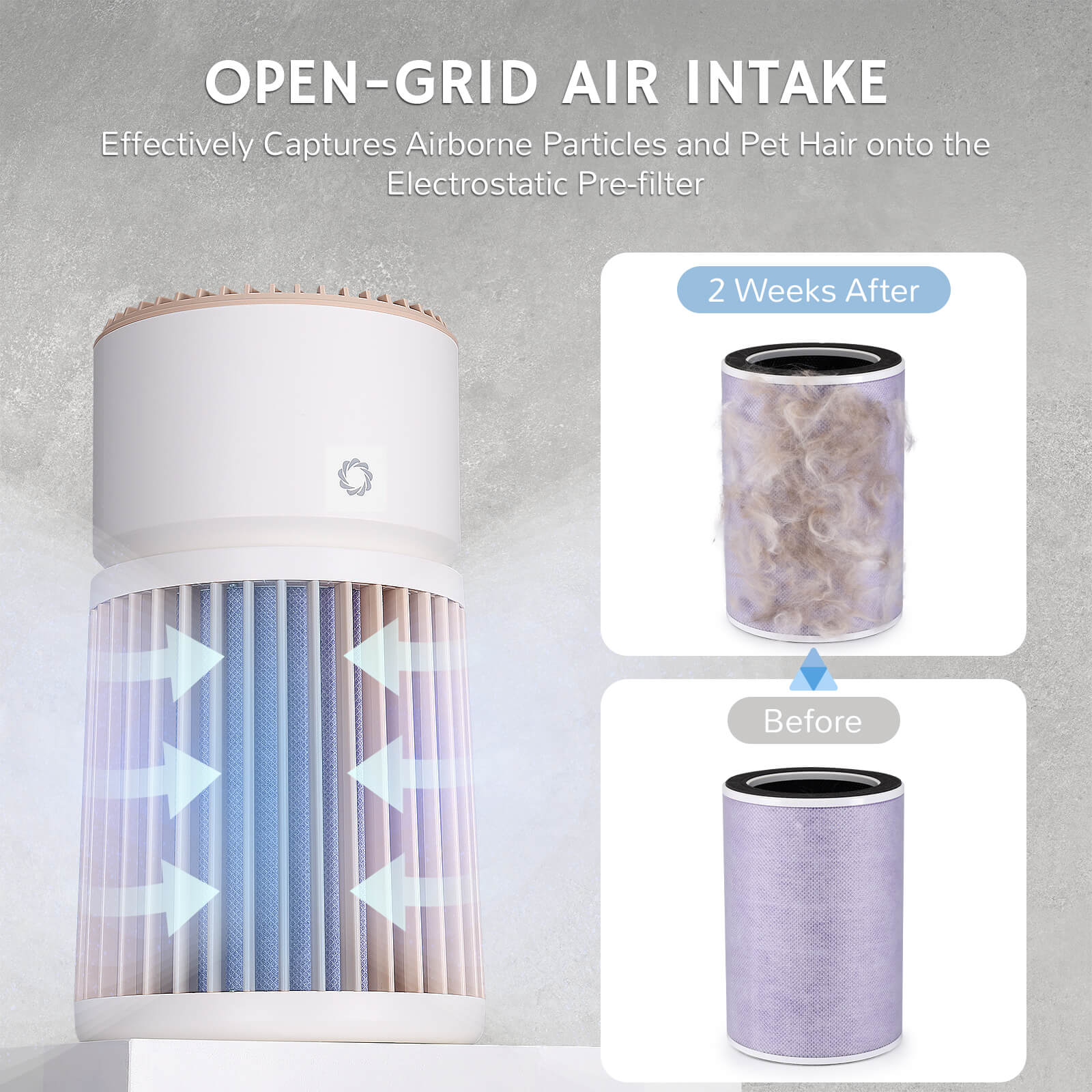 AGH400 Air Purifier Replacement Filter