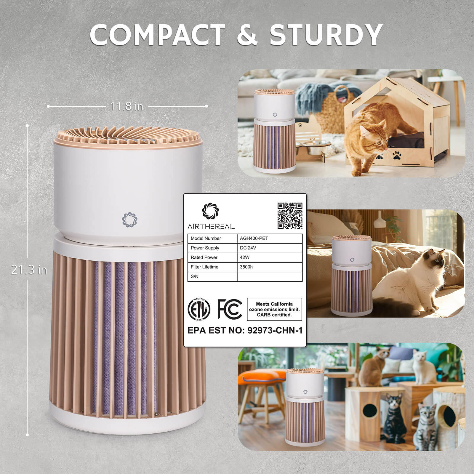 Glory Days AGH400 Pet Air Purifier - European version