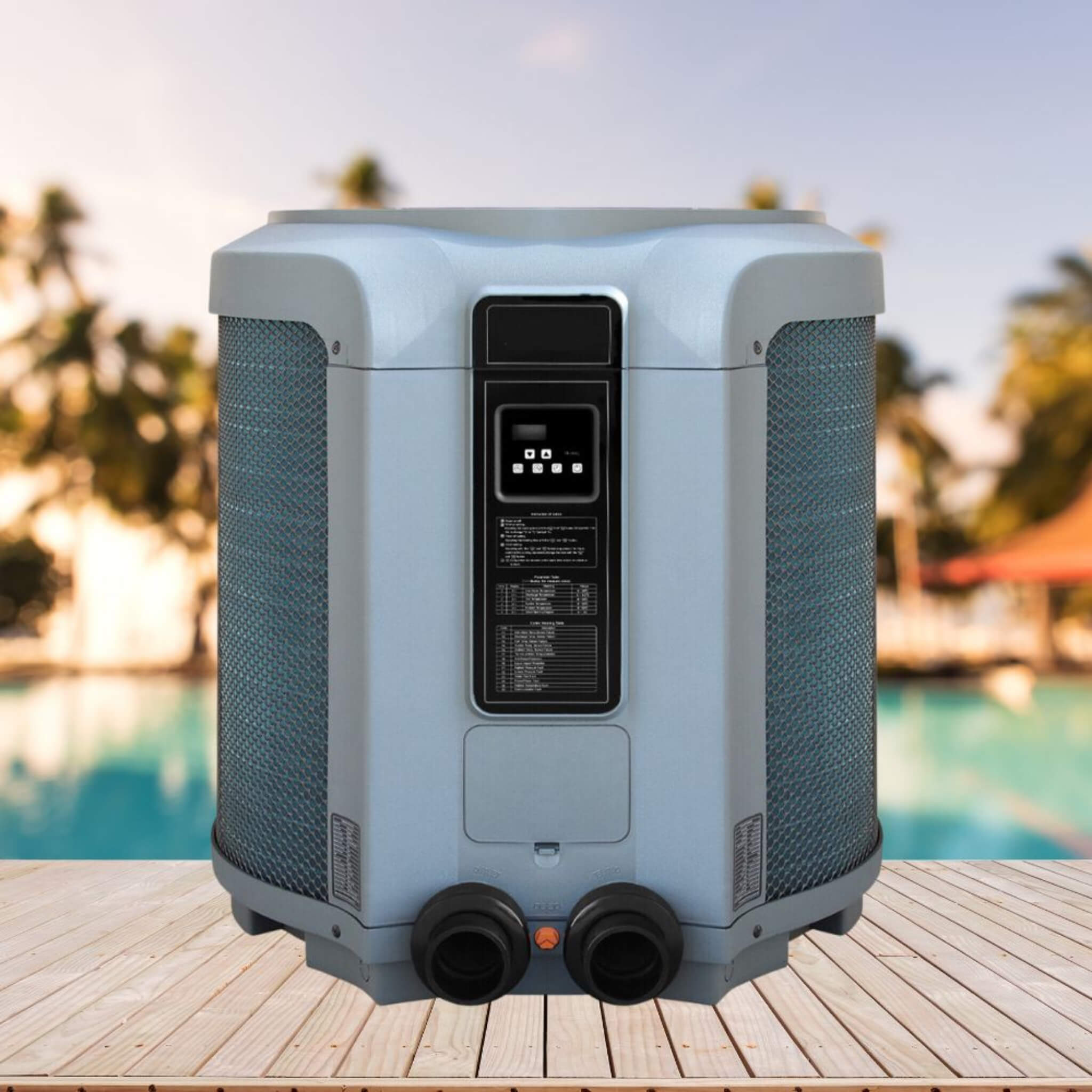 53K BTU Ultra Quiet Above Ground Swimming Pool Heater Pump (SAK95864)