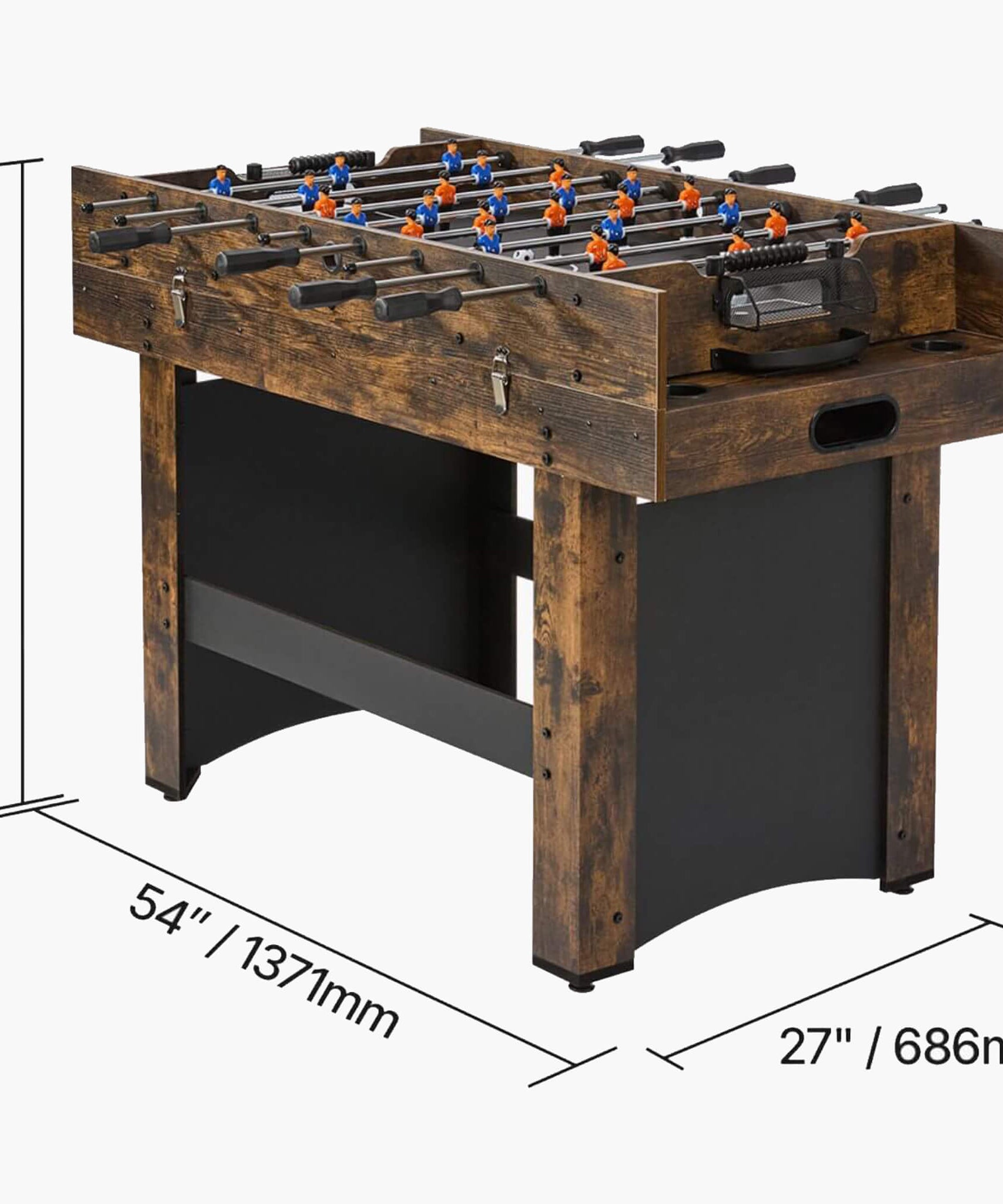 54-Inch 3-In-1 Air Hockey, Ping Pong And Foosball Table Combo (SAK14896)