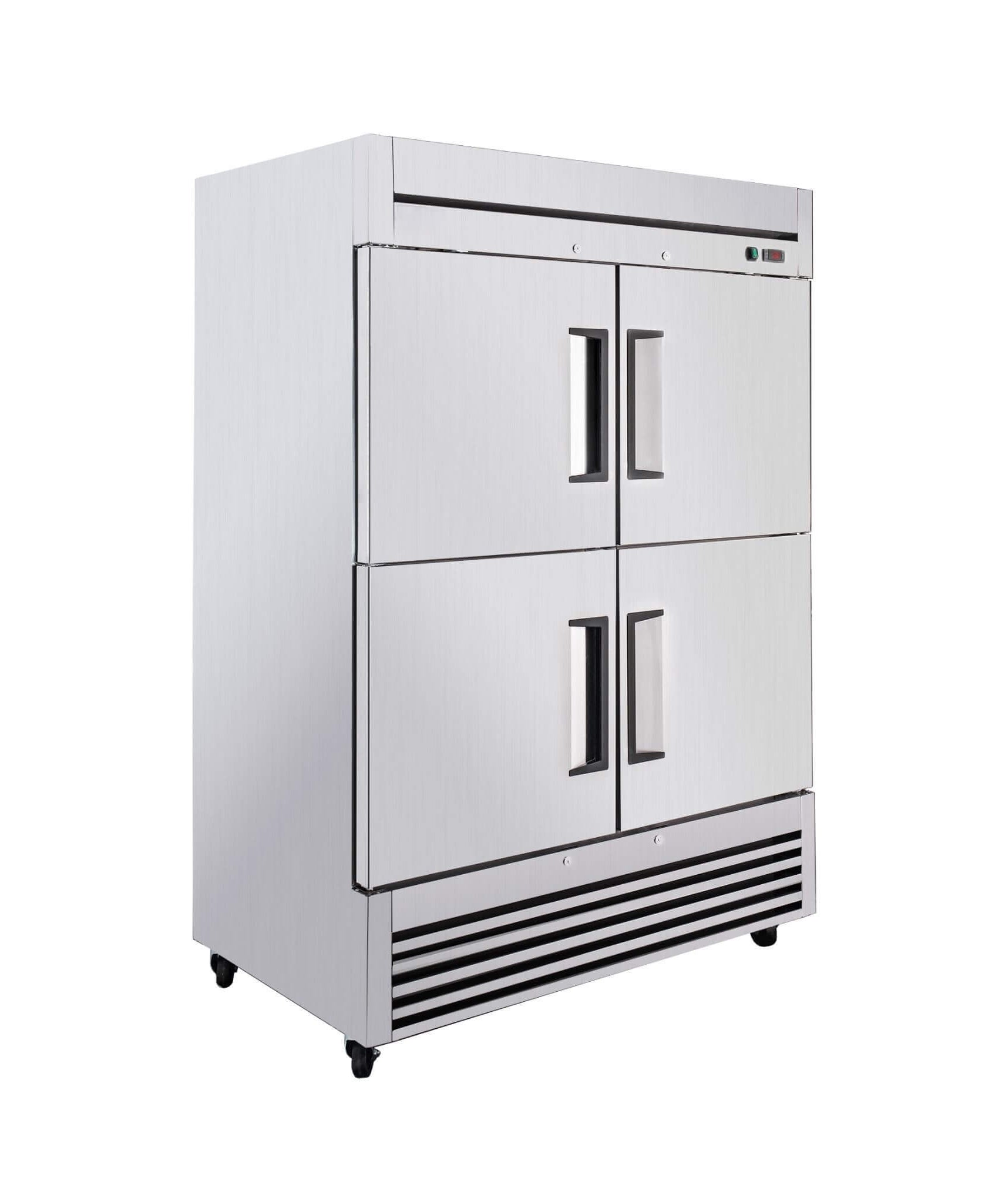 54-Inch 49 Cu.Ft Commercial 6-Shelves Stainless Steel Reach-In Freezer (SAK10247)