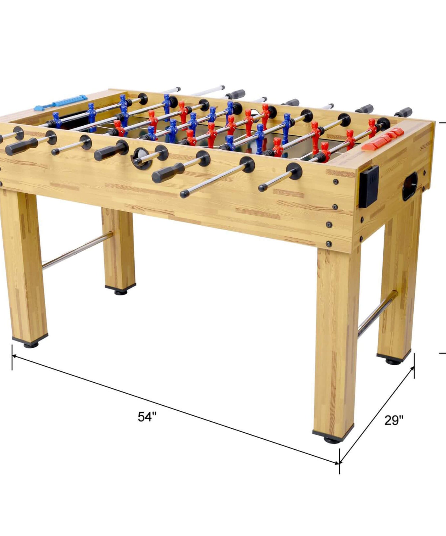 54-Inch Hurricane Light Cherry Foosball Table With Accessories (SAK38651)