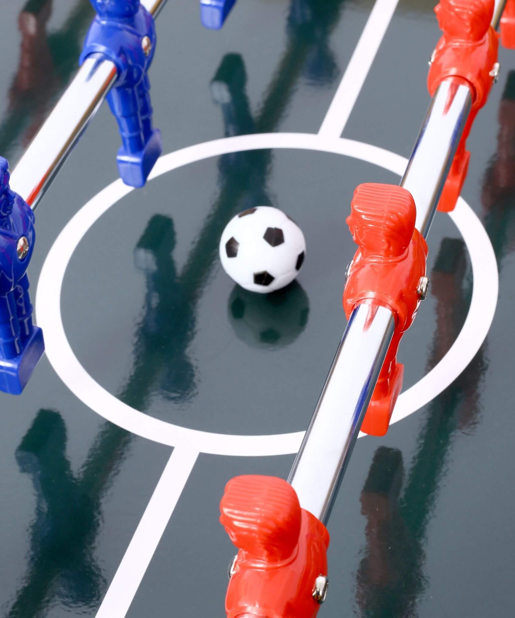 54-Inch Hurricane Light Cherry Foosball Table With Accessories (SAK38651)