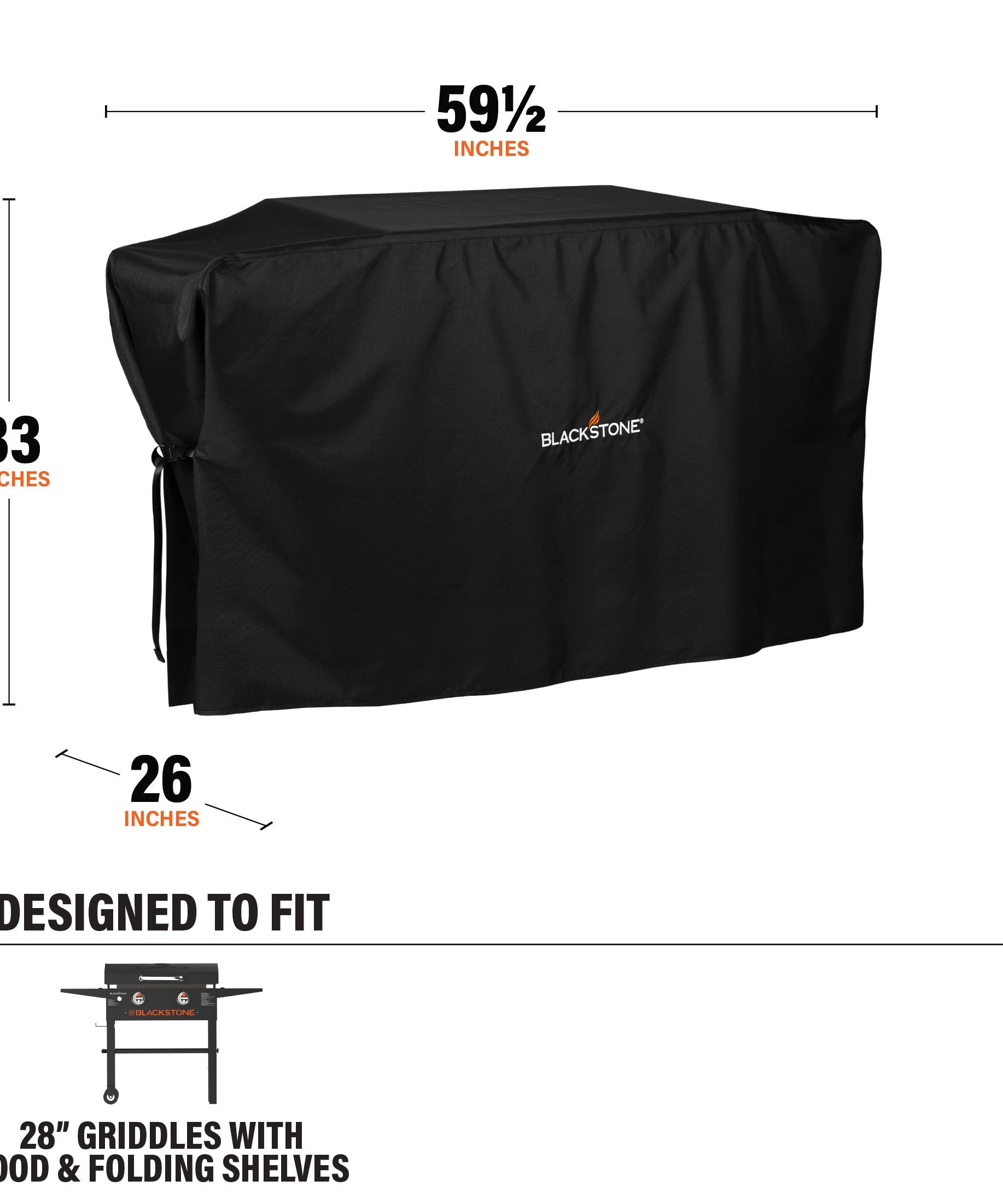 Blackstone 28" Grillplatte Abdeckung