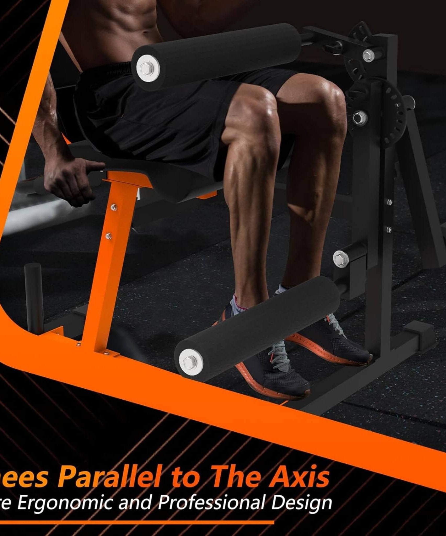 Rovix 550LBS Adjustable Lower Body Leg Extension And Curl Machine (SAK16390)