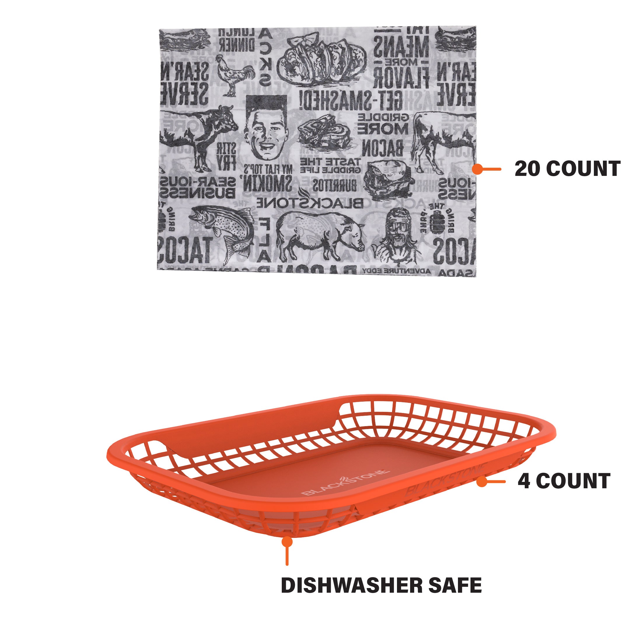 Blackstone Burger Baskets with Liners