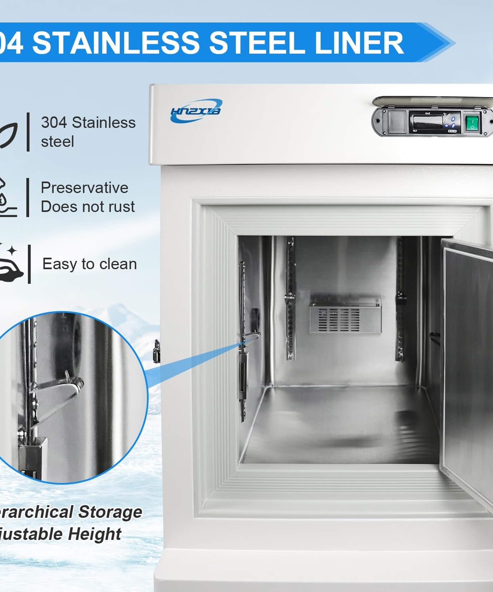 58L Ultra-Low Temperature Laboratory Freezer With Precision Cooling (SAK37621)