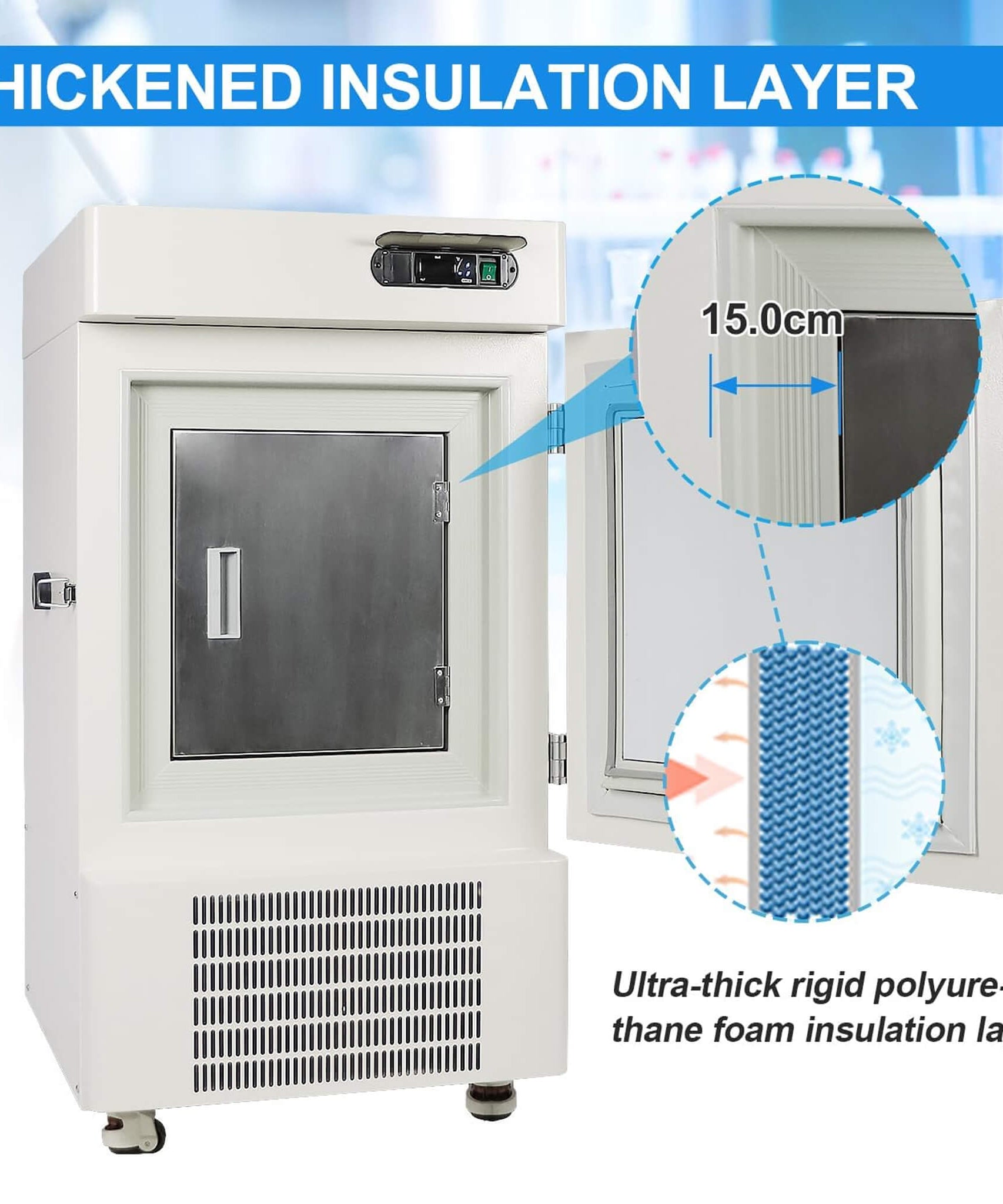 58L Ultra-Low Temperature Laboratory Freezer With Precision Cooling (SAK37621)