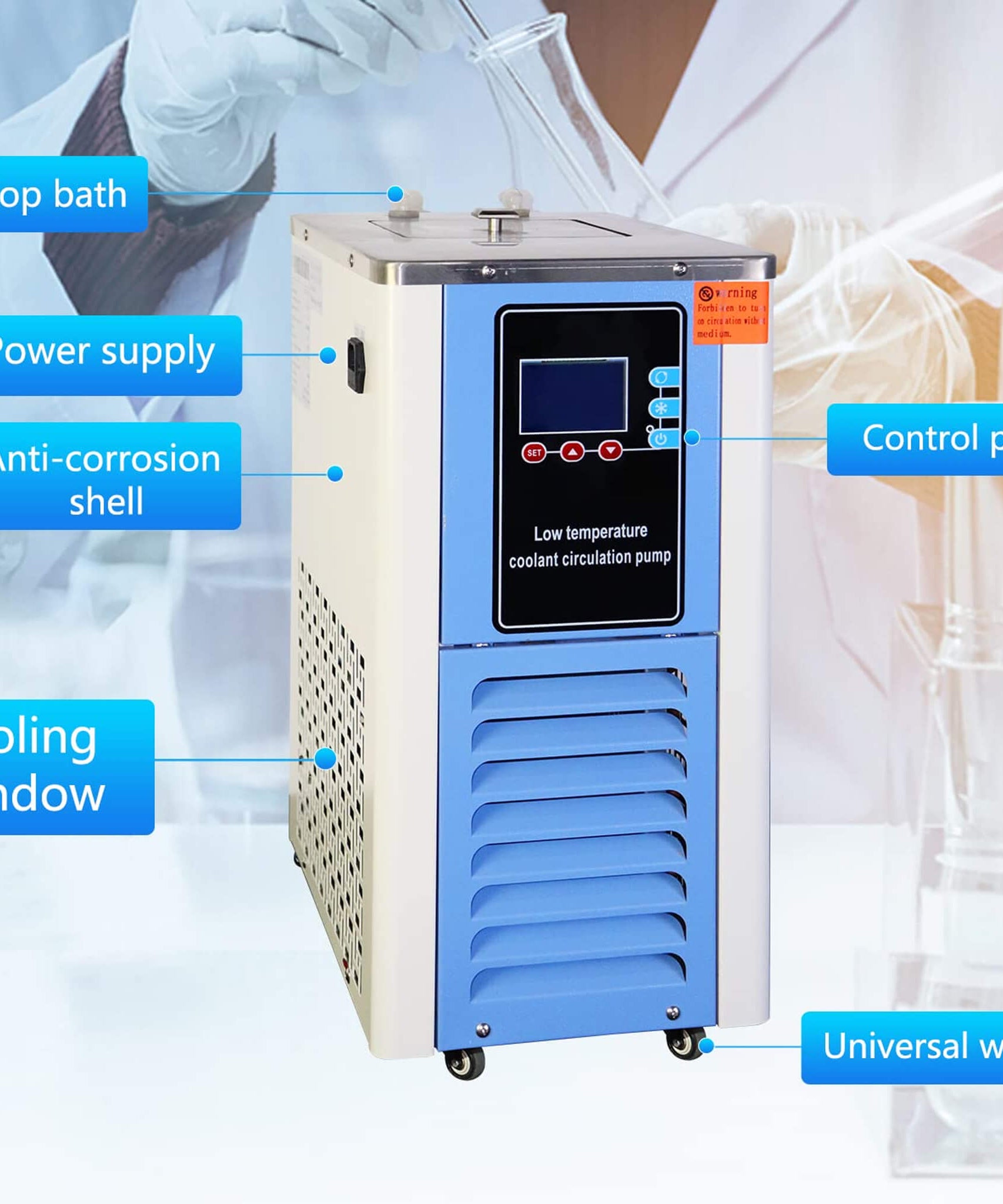 Commercial 110V Low Temperature Laboratory Cooling Chiller Liquid Circulating Pump (SAK45281)