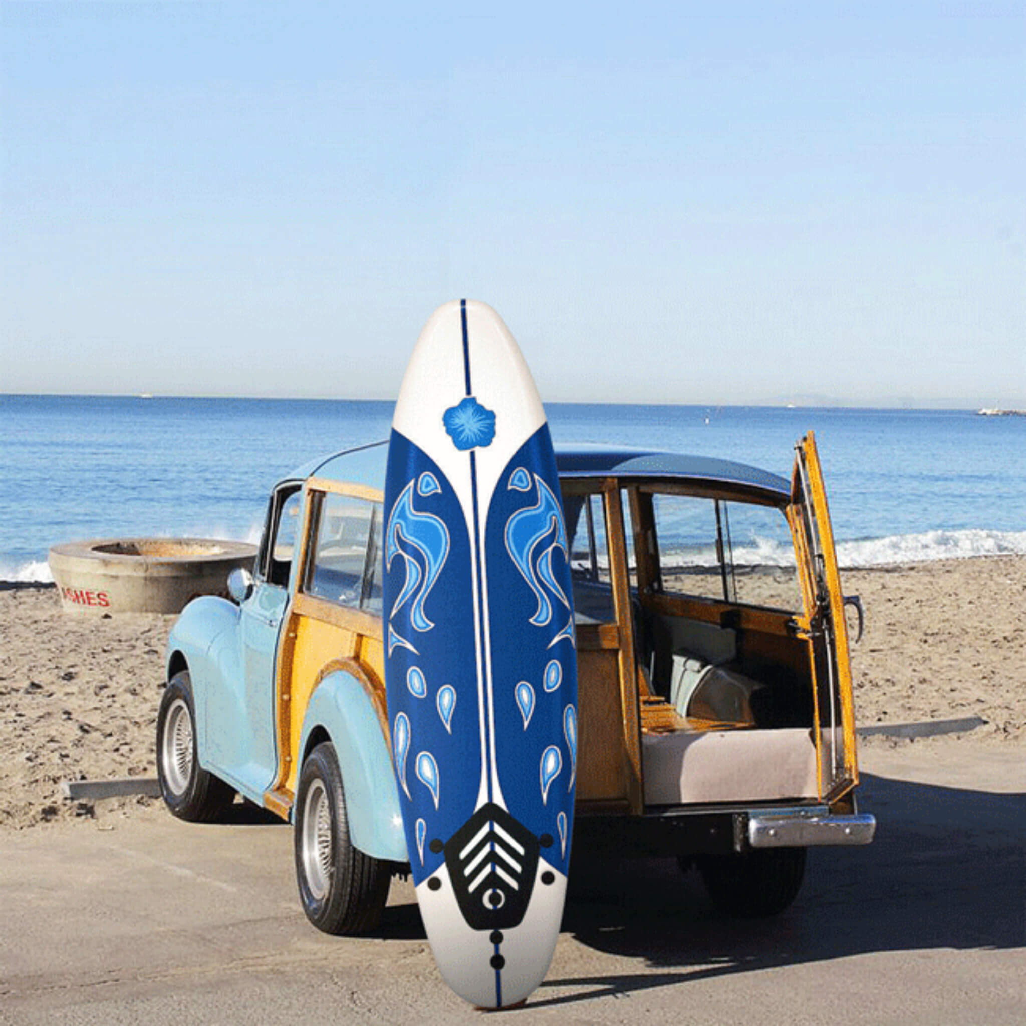 6FT Inflatable Blow Up Stand Up Paddle SUP Surfboard (SAK94461)
