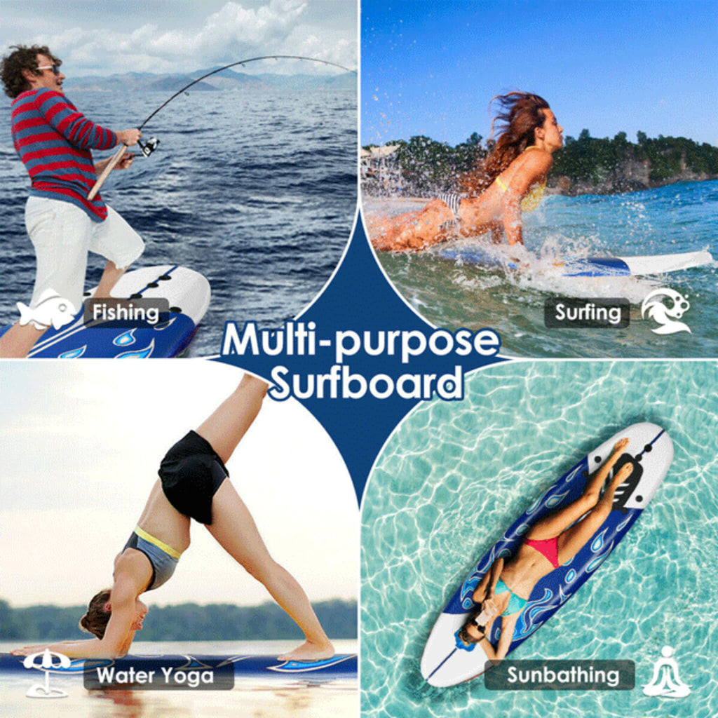 6FT Inflatable Blow Up Stand Up Paddle SUP Surfboard (SAK94461)