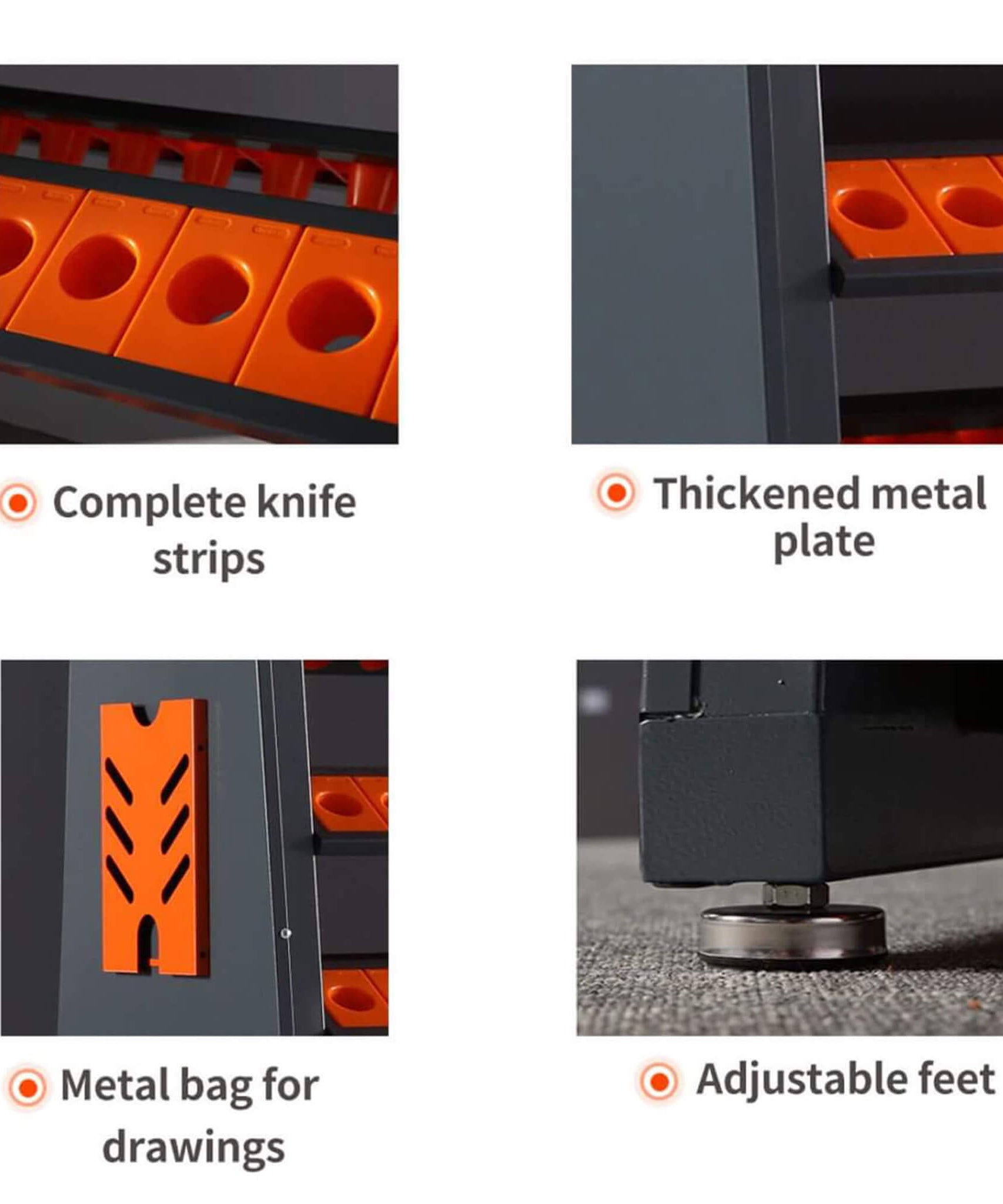60-Inch Heavy-Duty Multifunction CNC Tool Rack Holder Organizer (SAK80412)